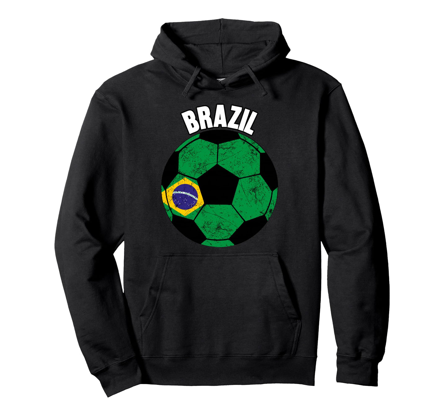 Brazil Football Fan Soccer Game Hoodie - Casual Everyday Wear Men Women - T-Shirt, Sweatshirt, Hoodie