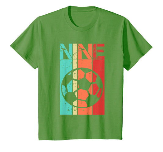 9 Year Old Soccer Birthday Ninth 9Th T-Shirt - Fun Novelty Design Unisex - T-Shirt, Sweatshirt, Hoodie