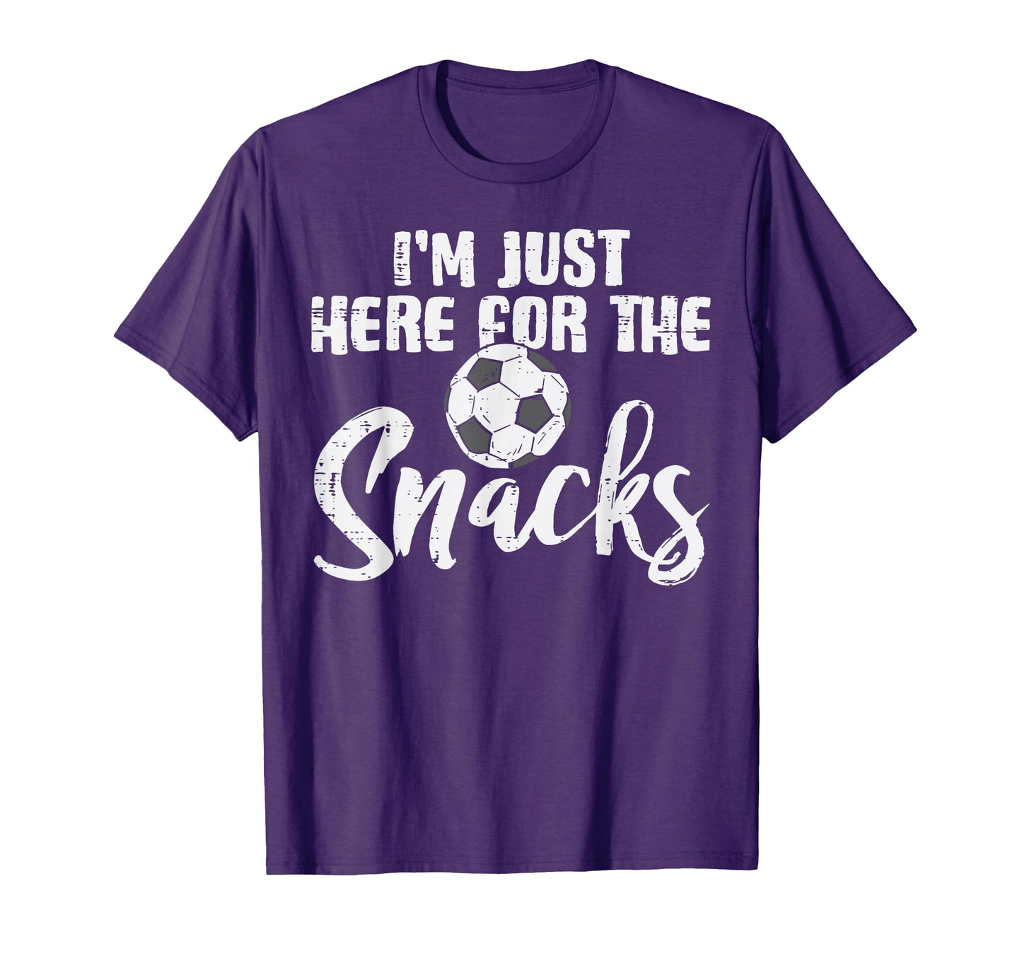 Here Snacks Soccer Funny Football T-Shirt - Novelty Apparel for Adults - T-Shirt, Sweatshirt, Hoodie