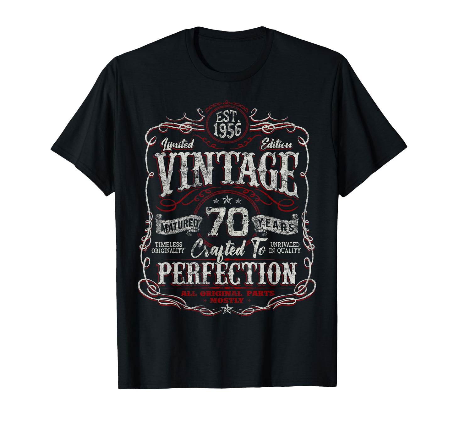1956 70 Year Old 70Th Birthday T-Shirt - Graphic Print for Adults - T-Shirt, Sweatshirt, Hoodie