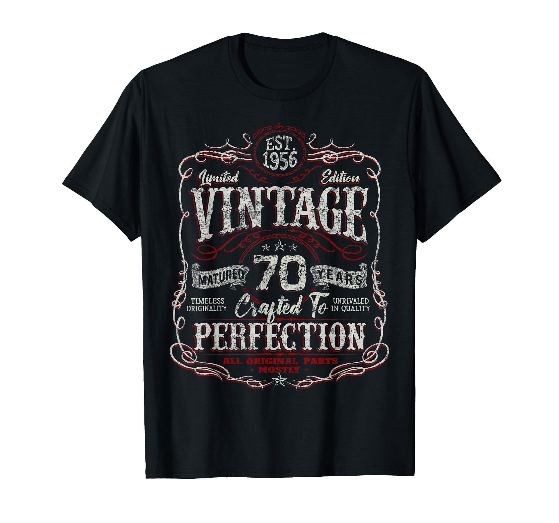 1956 70 Year Old 70Th Birthday T-Shirt - Graphic Print for Adults - T-Shirt, Sweatshirt, Hoodie