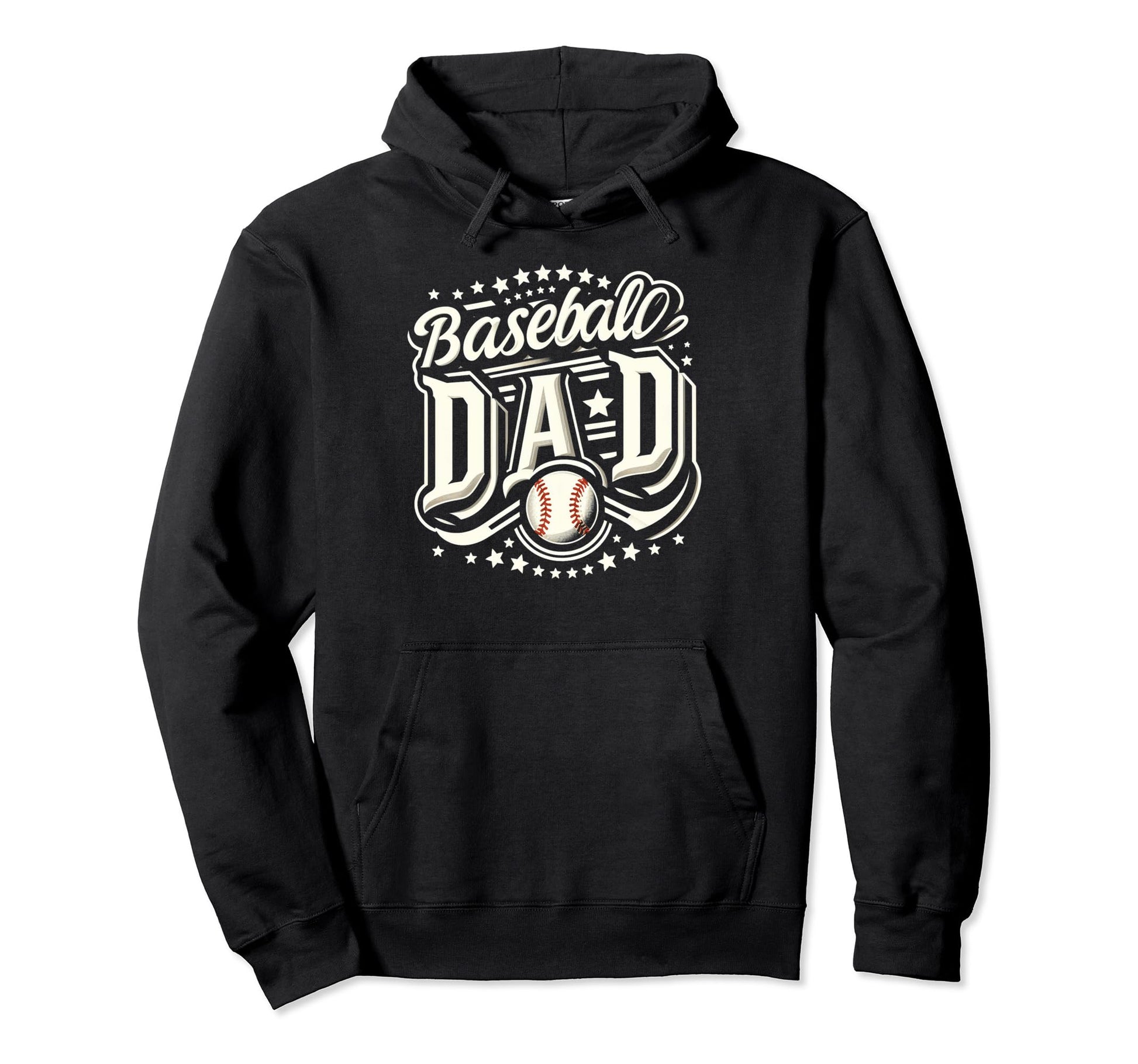 Baseball Dad Fathers Day Hoodie - Novelty Apparel Unisex - T-Shirt, Sweatshirt, Hoodie