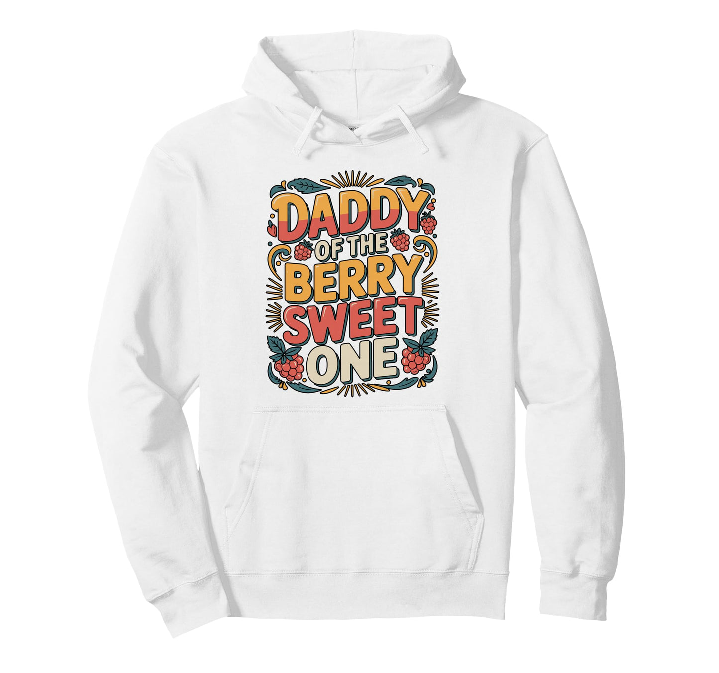 Berry Sweet One Strawberry Birthday Hoodie - Minimalist Print for Adults - T-Shirt, Sweatshirt, Hoodie