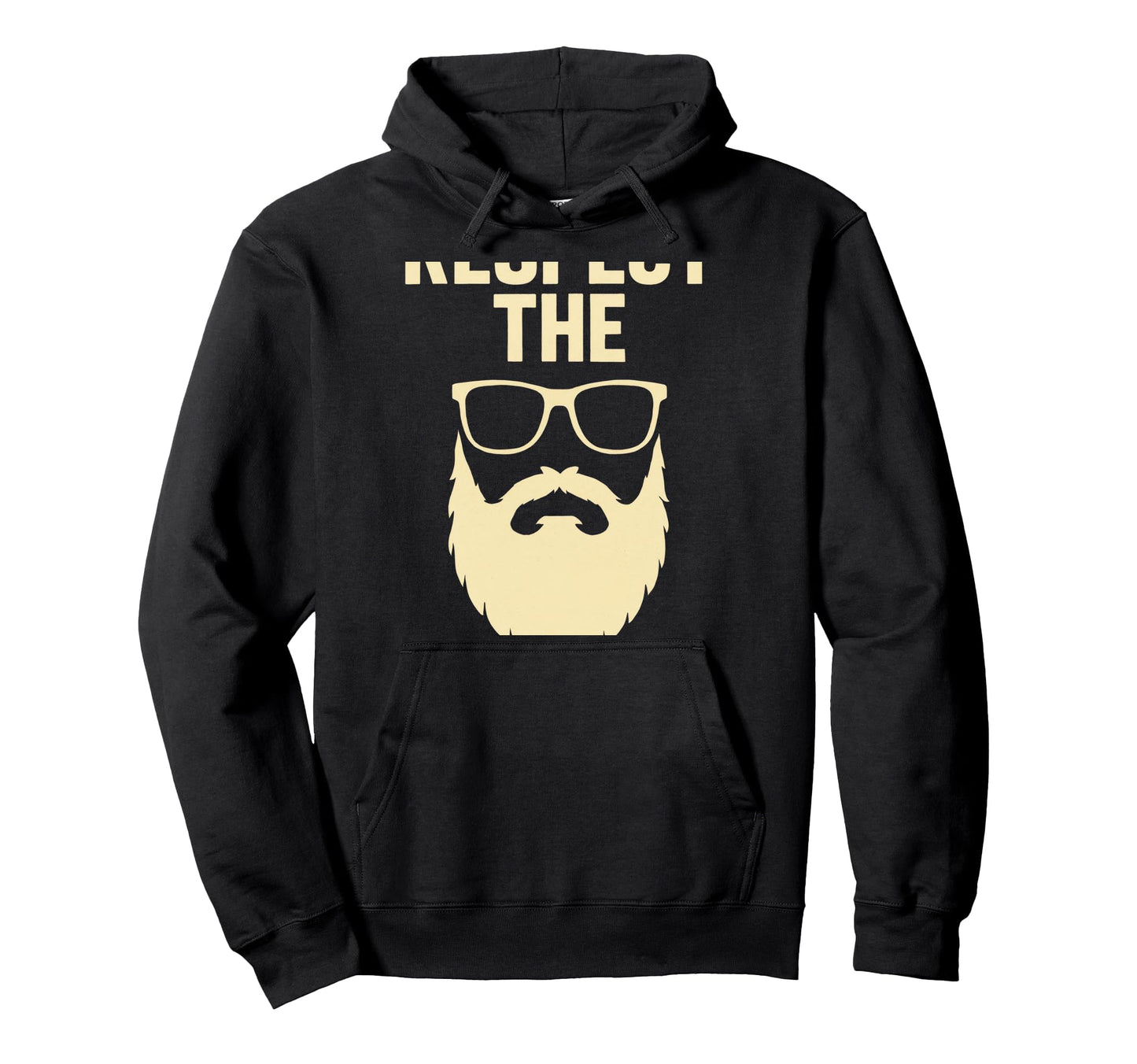 Respect Bearded Dads Tattooed Beards Hoodie - Fun Novelty Design Men Women - T-Shirt, Sweatshirt, Hoodie