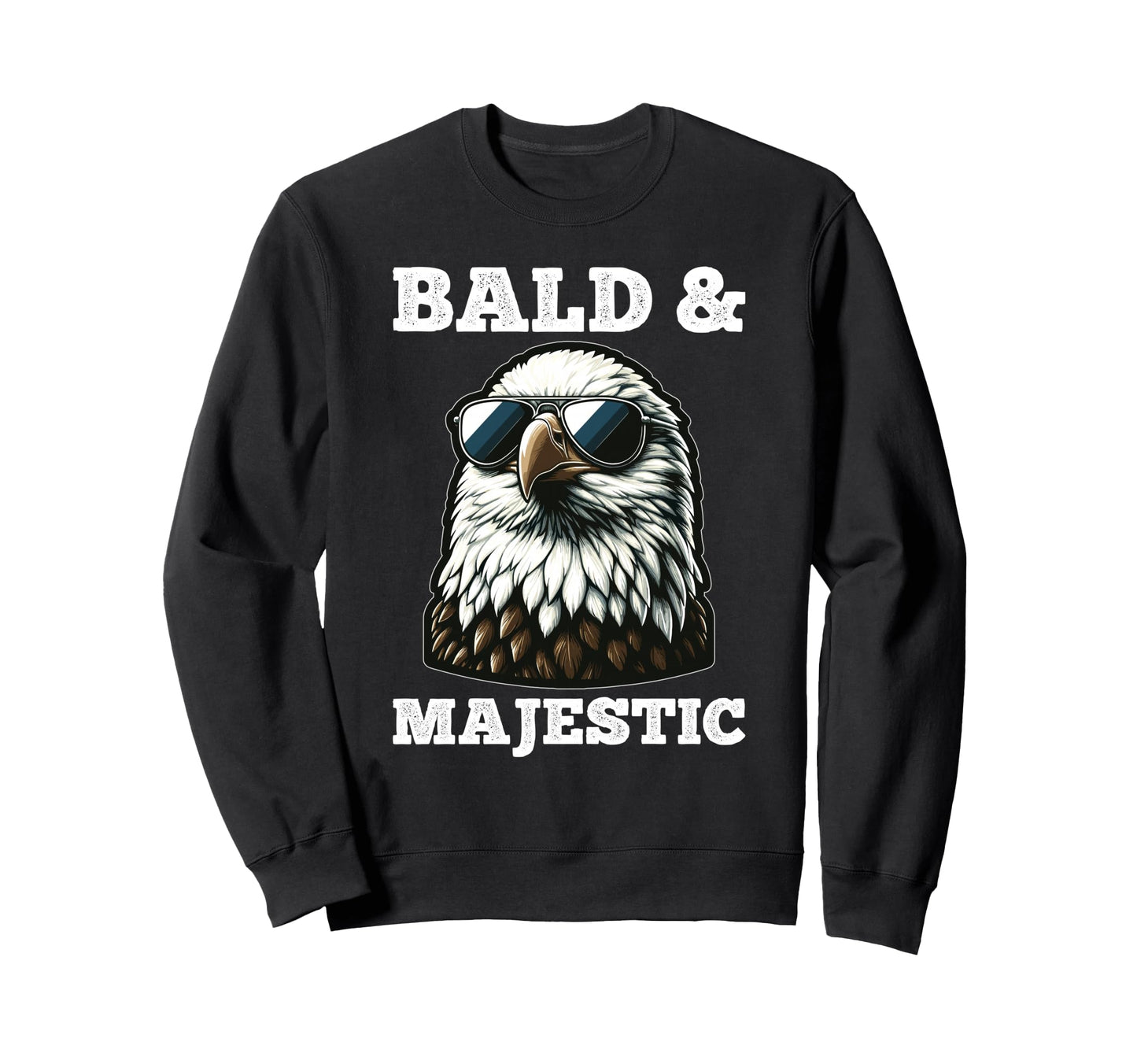 Bald Majestic Sexy Bald Guy Funny Sweatshirt - Casual Everyday Wear Unisex - T-Shirt, Sweatshirt, Hoodie