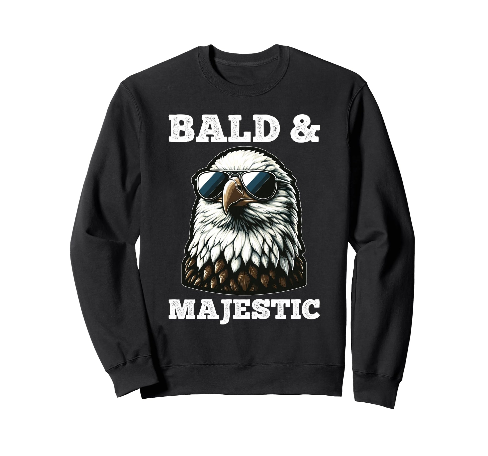 Bald Majestic Sexy Bald Guy Funny Sweatshirt - Casual Everyday Wear Unisex - T-Shirt, Sweatshirt, Hoodie