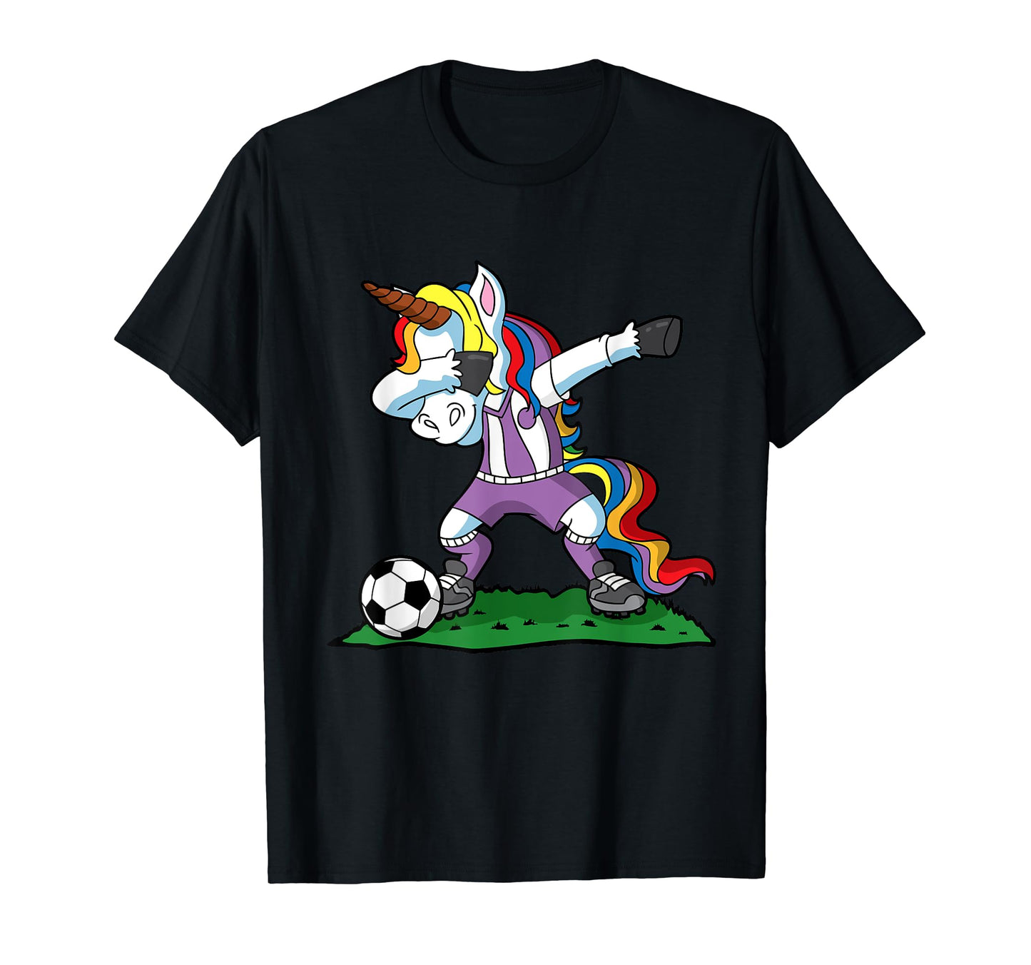 Dabbing Unicorn Soccer Team Coach T-Shirt - Custom Art Print for Adults - T-Shirt, Sweatshirt, Hoodie
