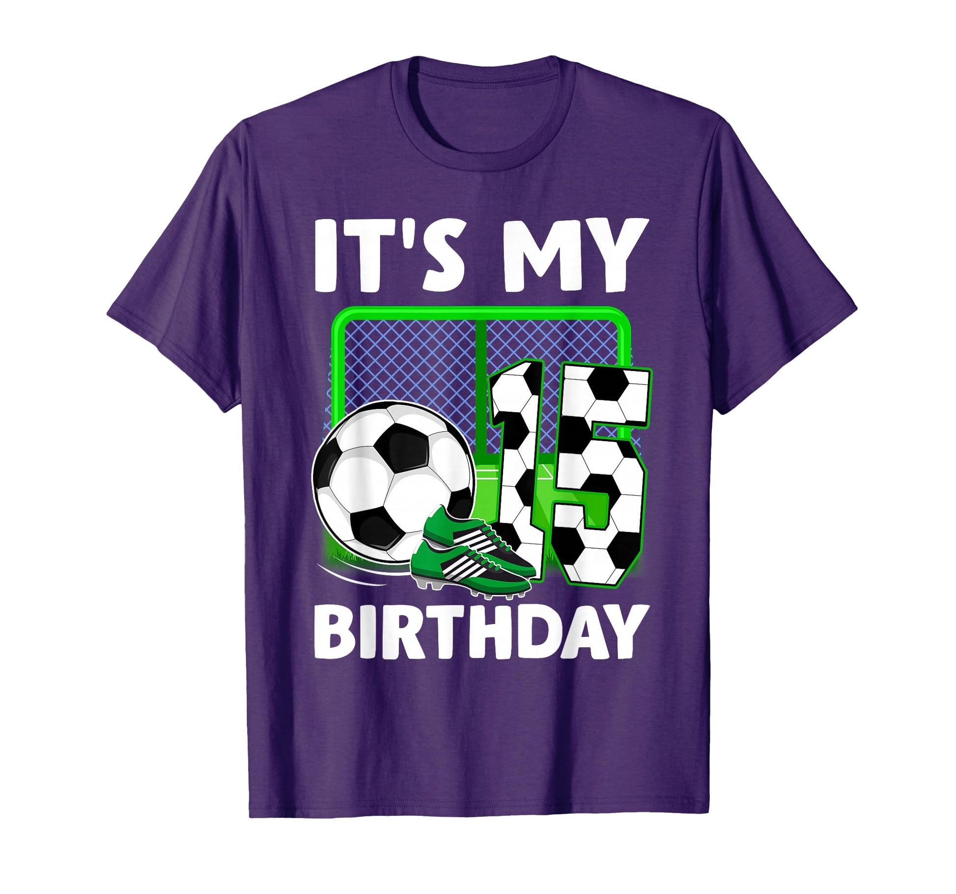 Its My 15Th Soccer Party 15 Year Old T-Shirt - Fun Novelty Design Unisex - T-Shirt, Sweatshirt, Hoodie