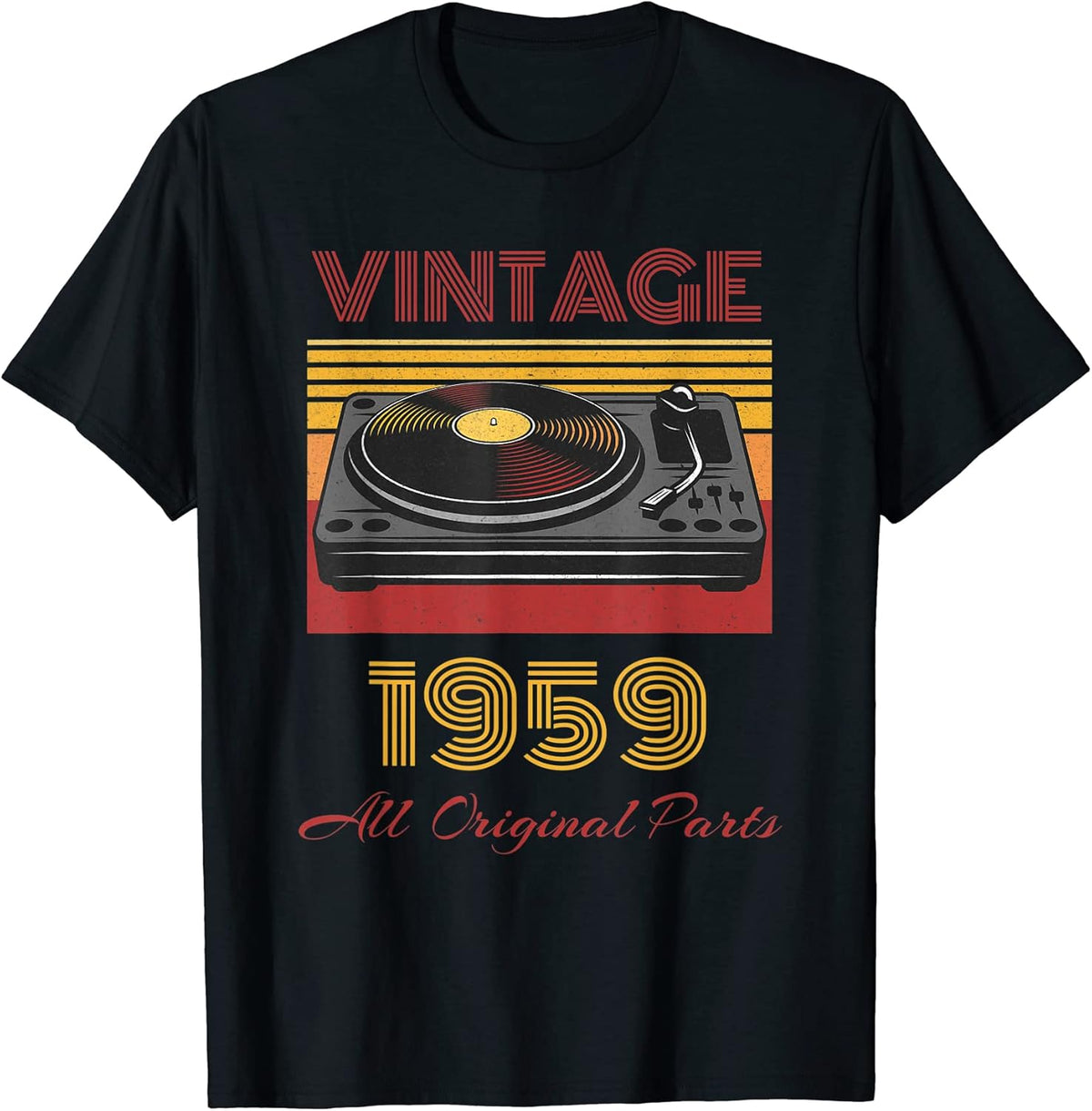 Retro Vinyl Record Collector Birthday Gift Merch - Adult & Kids T-Shirts, Sweatshirts & Hoodies apparel design preview 1