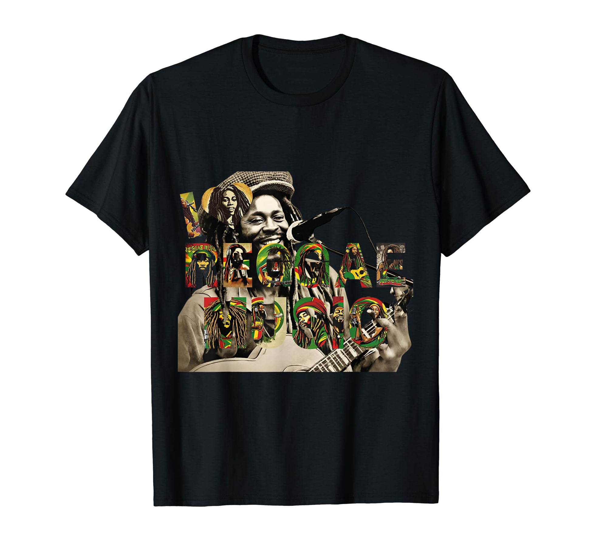 I Love Jamaica Reggae Musician Gift Mom Dad T-Shirt - Graphic Print Unisex - T-Shirt, Sweatshirt, Hoodie