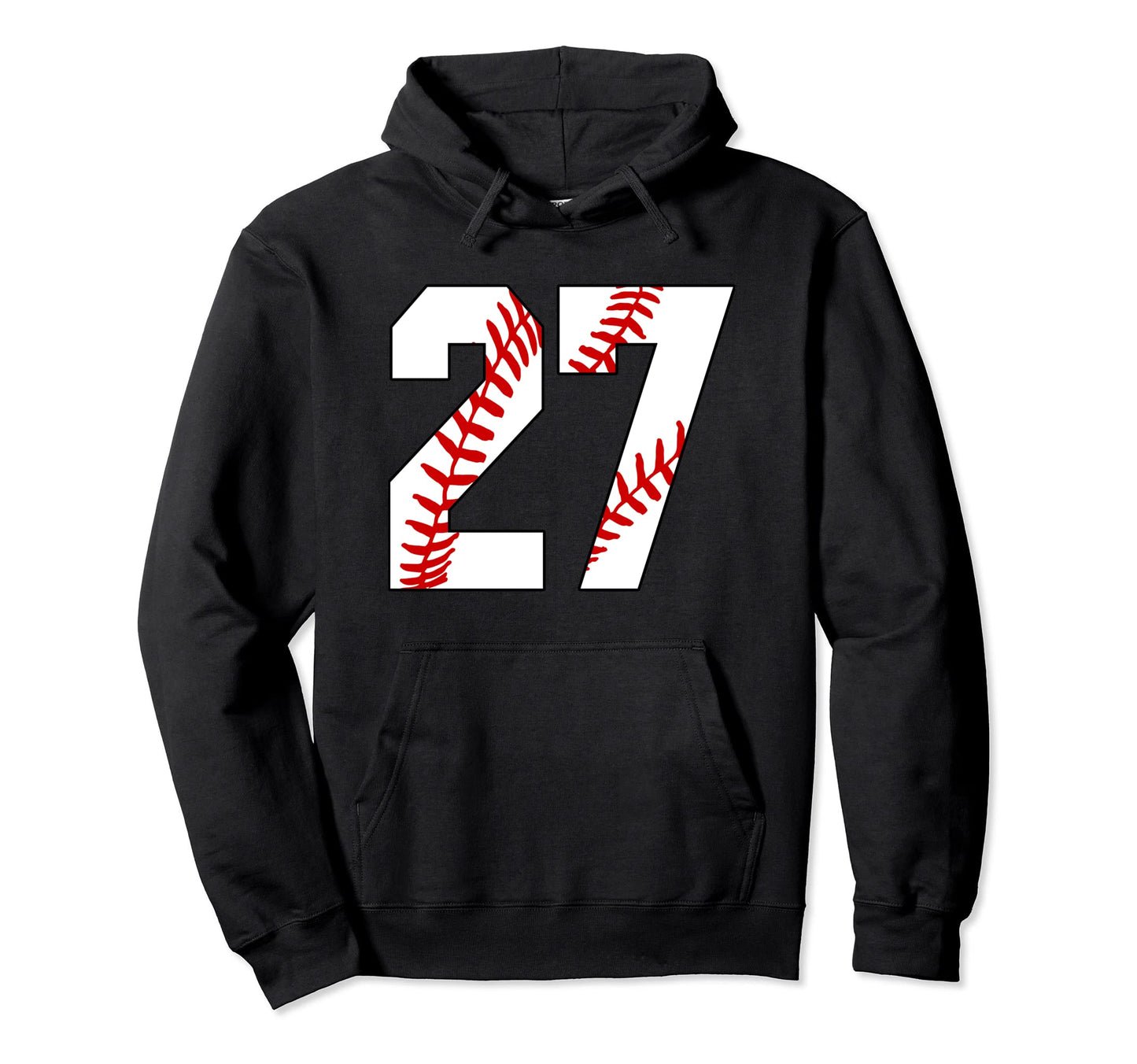 27 Baseball Laces Baseball Mom Jersey Hoodie - Novelty Apparel Unisex - T-Shirt, Sweatshirt, Hoodie