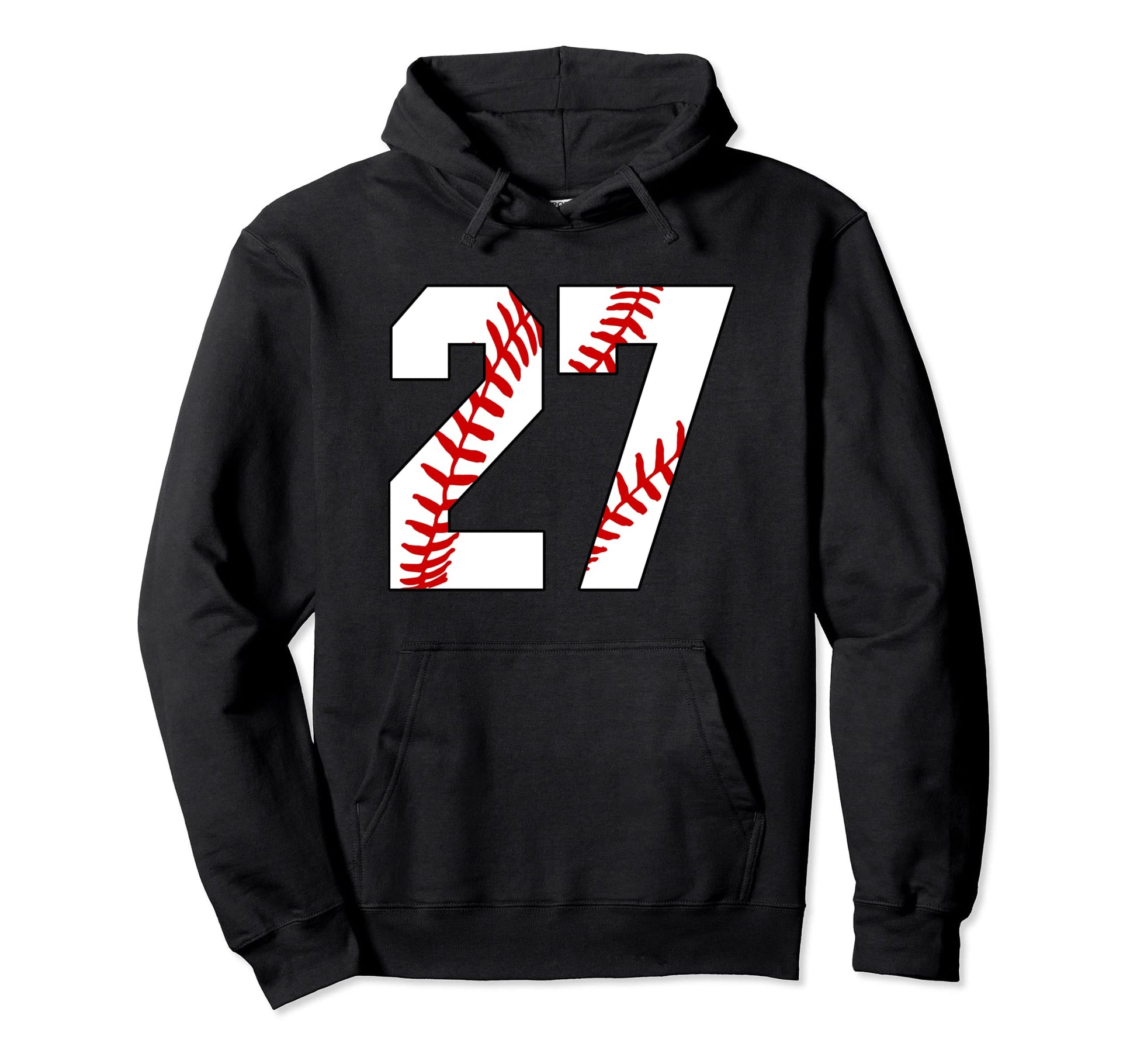 27 Baseball Laces Baseball Mom Jersey Hoodie - Novelty Apparel Unisex - T-Shirt, Sweatshirt, Hoodie