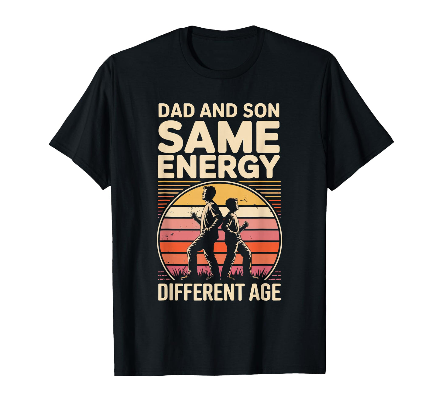 Dad And Son Same Energy Different T-Shirt - Aesthetic Graphic Men Women - T-Shirt, Sweatshirt, Hoodie