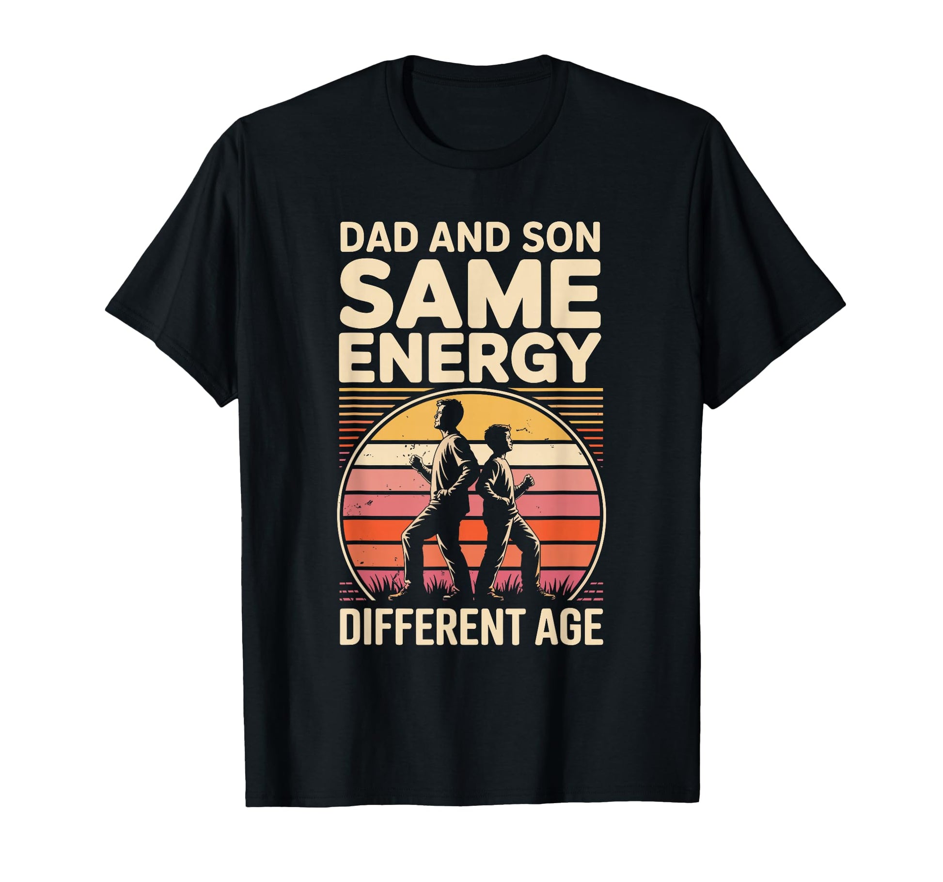 Dad And Son Same Energy Different T-Shirt - Aesthetic Graphic Men Women - T-Shirt, Sweatshirt, Hoodie