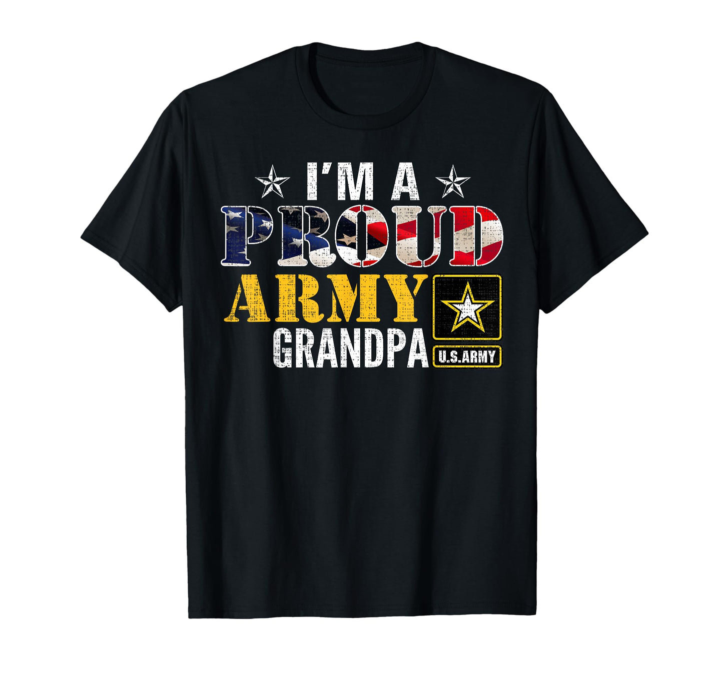 Im Proud Army Grandpa American Flag T-Shirt - Streetwear Style Men Women - T-Shirt, Sweatshirt, Hoodie