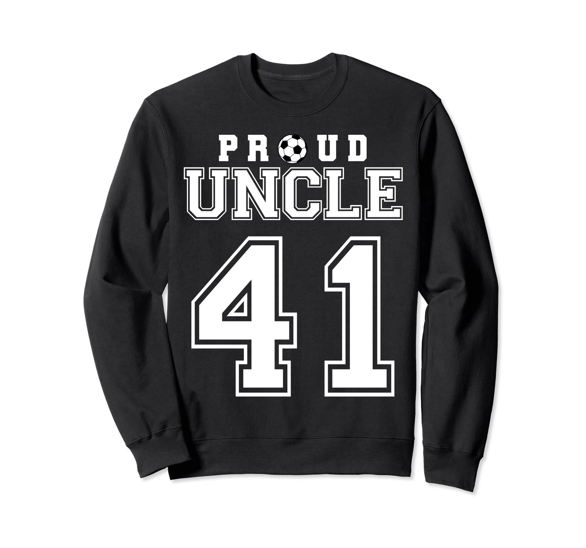 Number 41 Custom Proud Soccer Sweatshirt - Trendy Graphic for Adults - T-Shirt, Sweatshirt, Hoodie