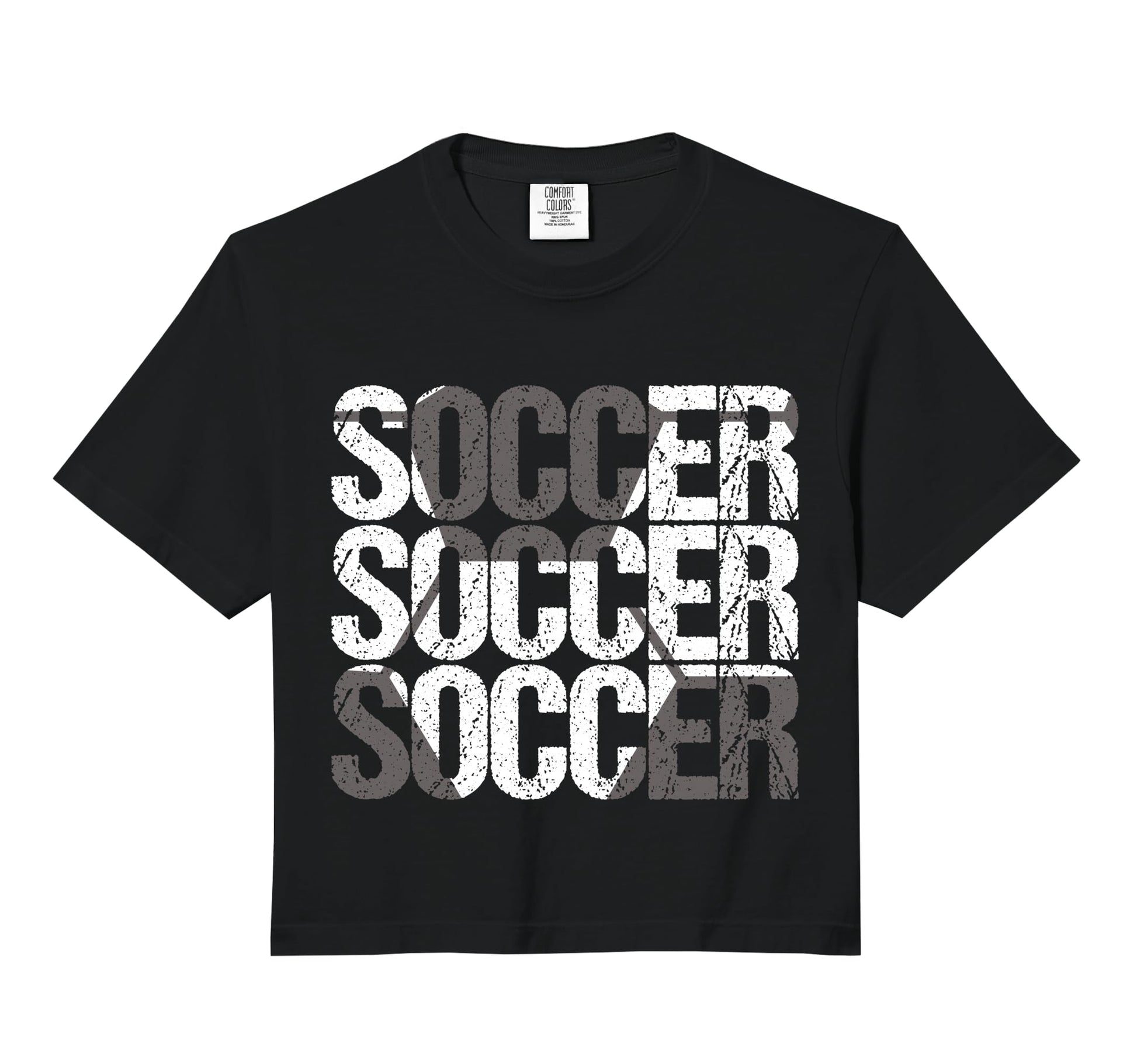 Soccer Distressed Ball Team Soccer Hoodie - Novelty Apparel Men Women - T-Shirt, Sweatshirt, Hoodie