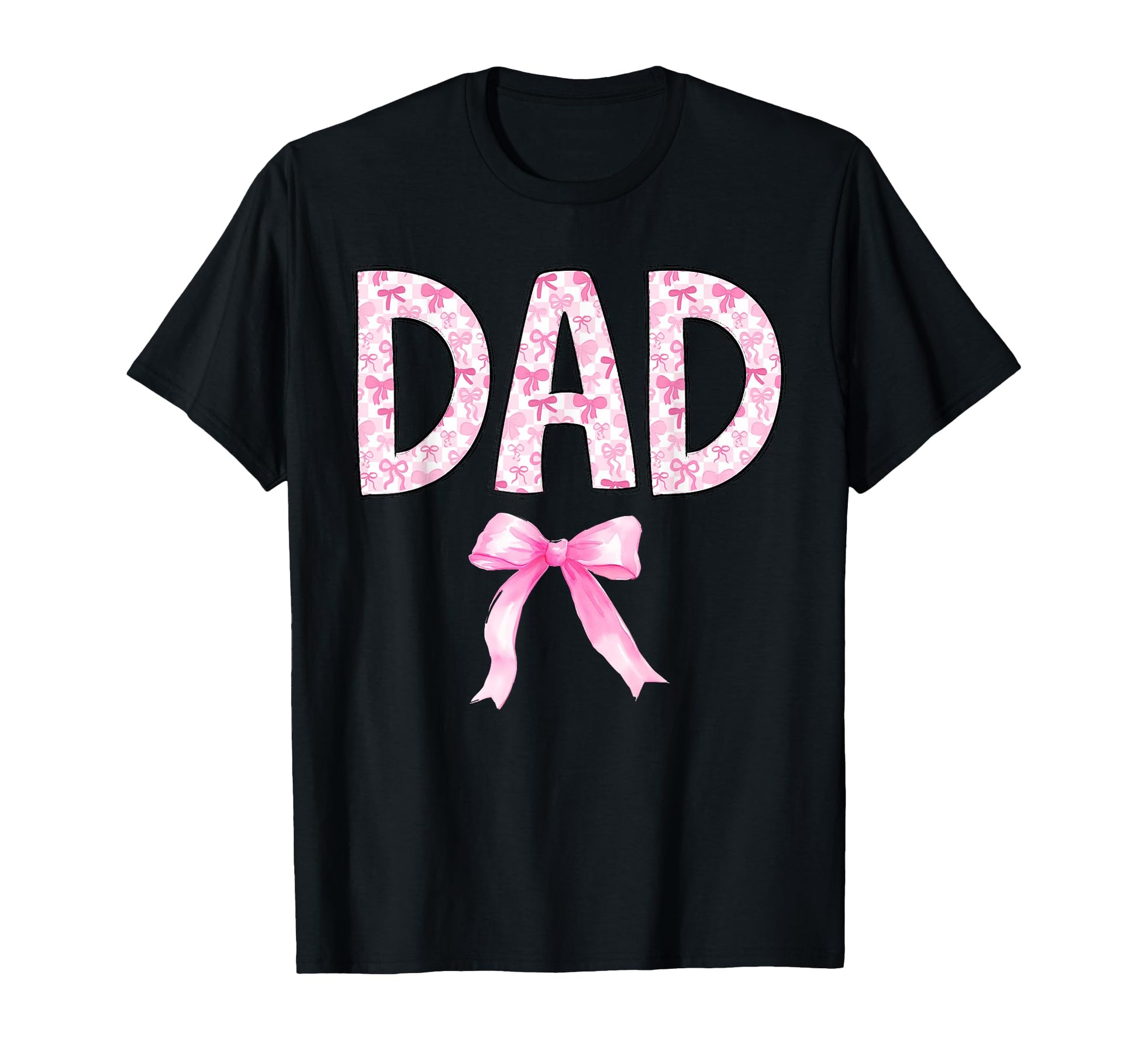 Dad Birthday Squad Matching Coquette Bow T-Shirt - Novelty Apparel Unisex - T-Shirt, Sweatshirt, Hoodie