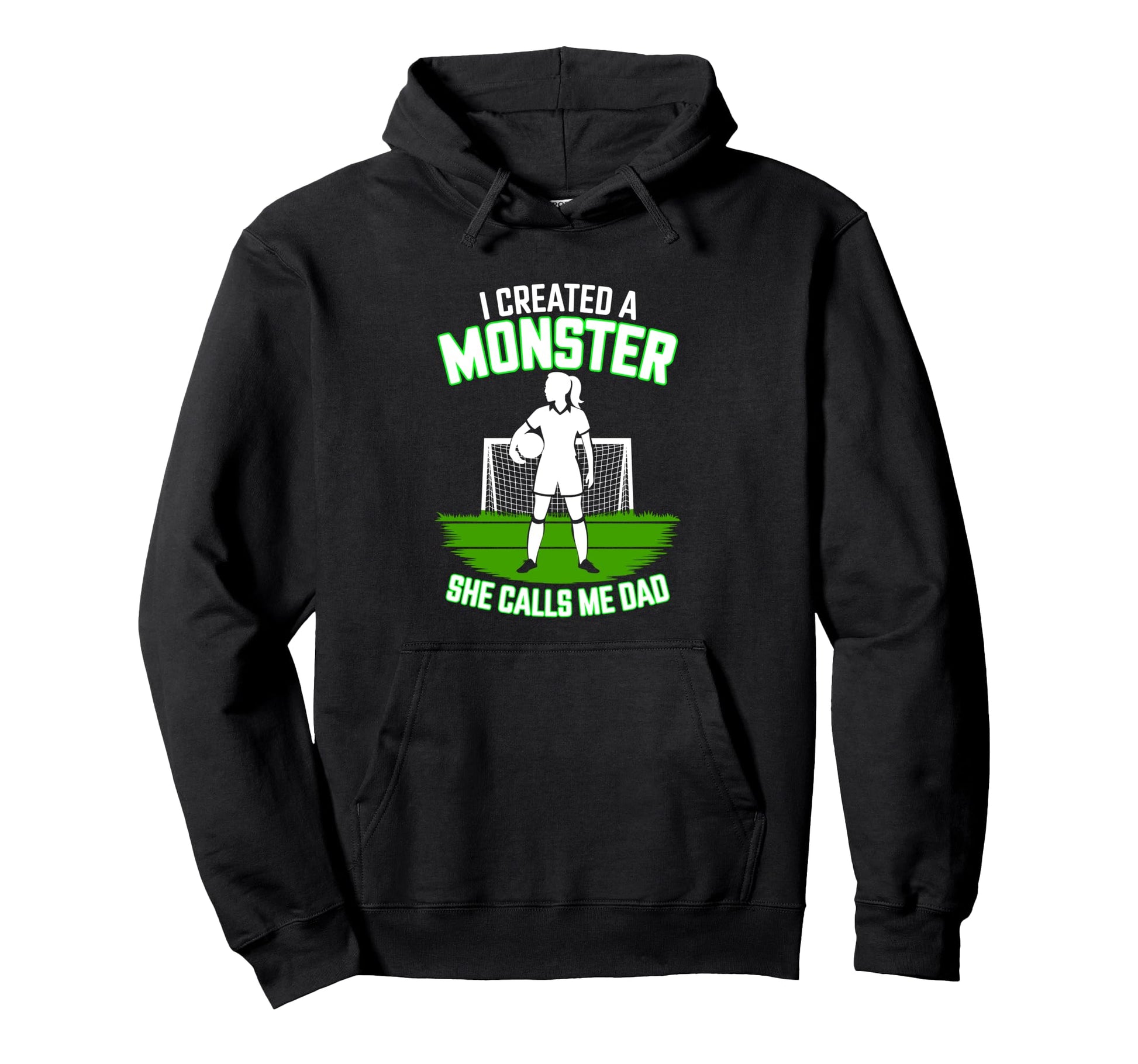 I Created Monster She Calls Me Dad Hoodie - Minimalist Print Men Women - T-Shirt, Sweatshirt, Hoodie