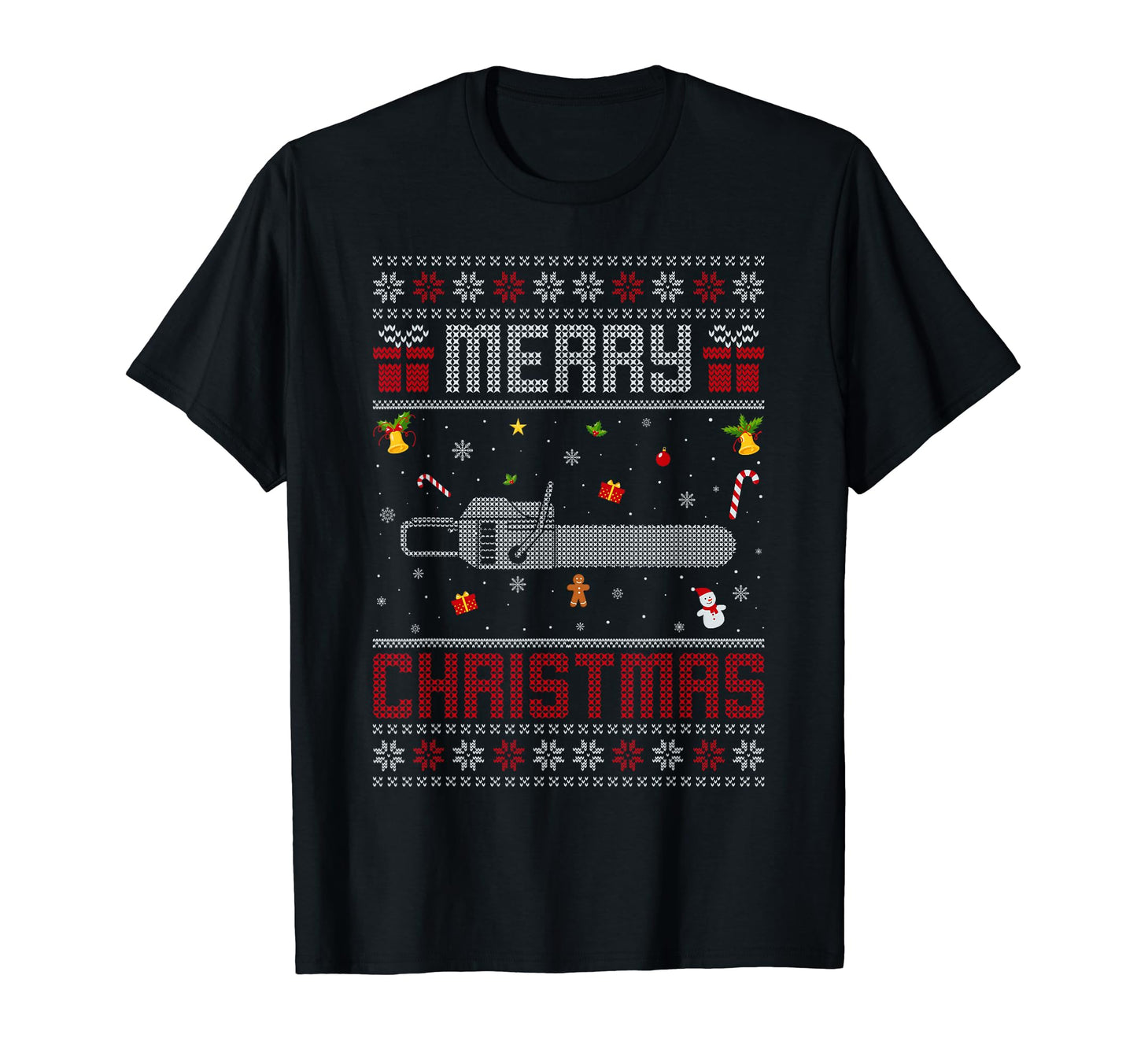 Ugly Chainsaw Decoration Funny Ugly T-Shirt - Novelty Apparel Unisex - T-Shirt, Sweatshirt, Hoodie