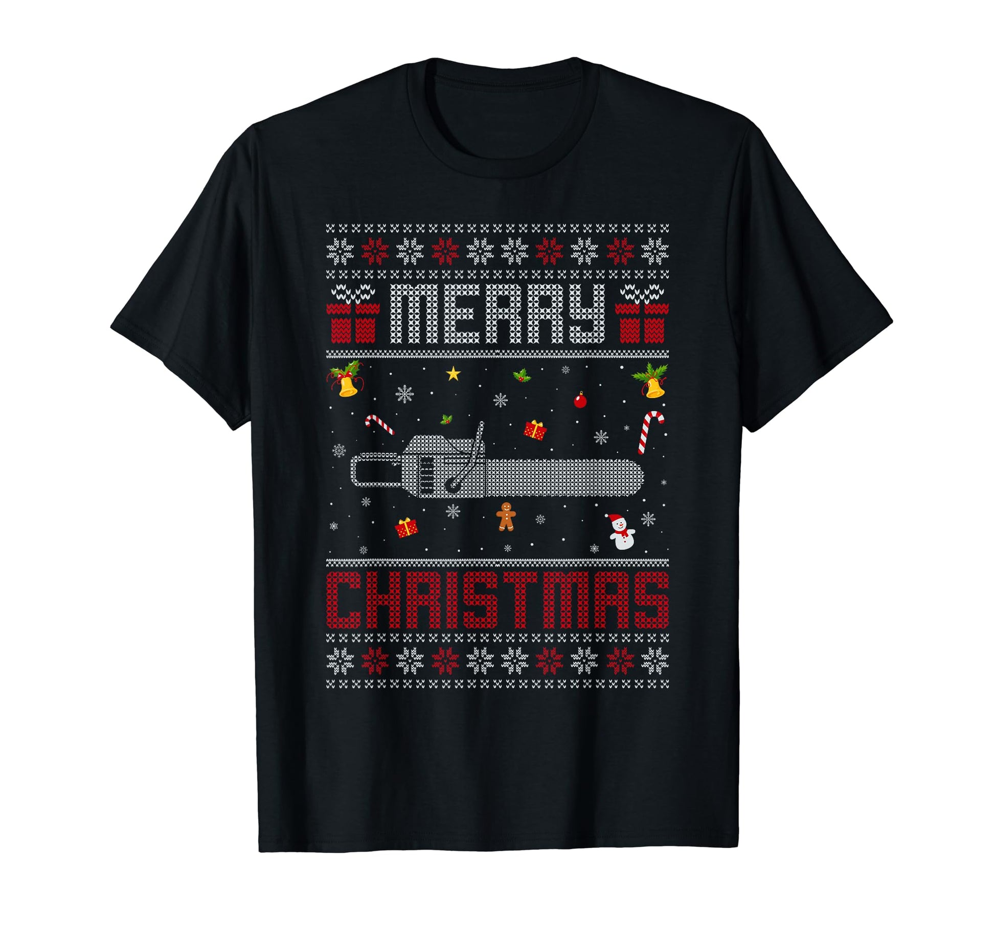 Ugly Chainsaw Decoration Funny Ugly T-Shirt - Novelty Apparel Unisex - T-Shirt, Sweatshirt, Hoodie