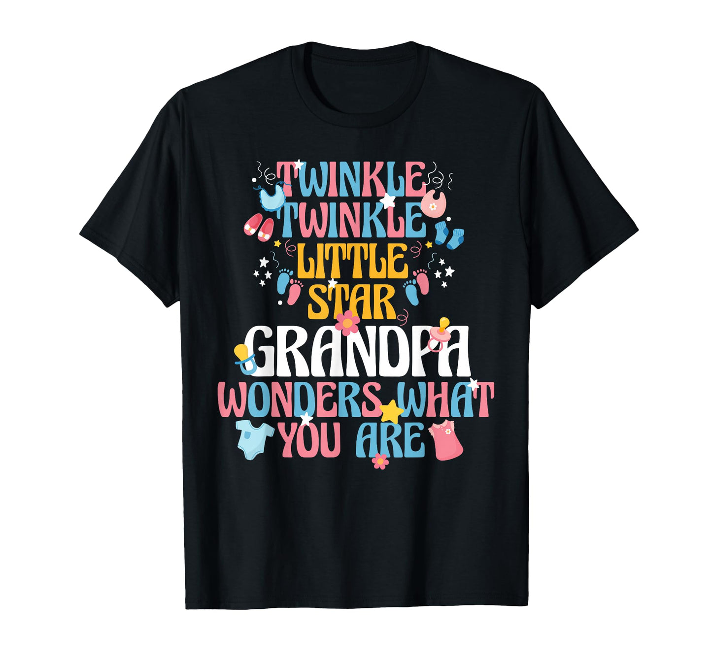 Twinkle Twinkle Little Star Gender T-Shirt - Minimalist Print Men Women - T-Shirt, Sweatshirt, Hoodie