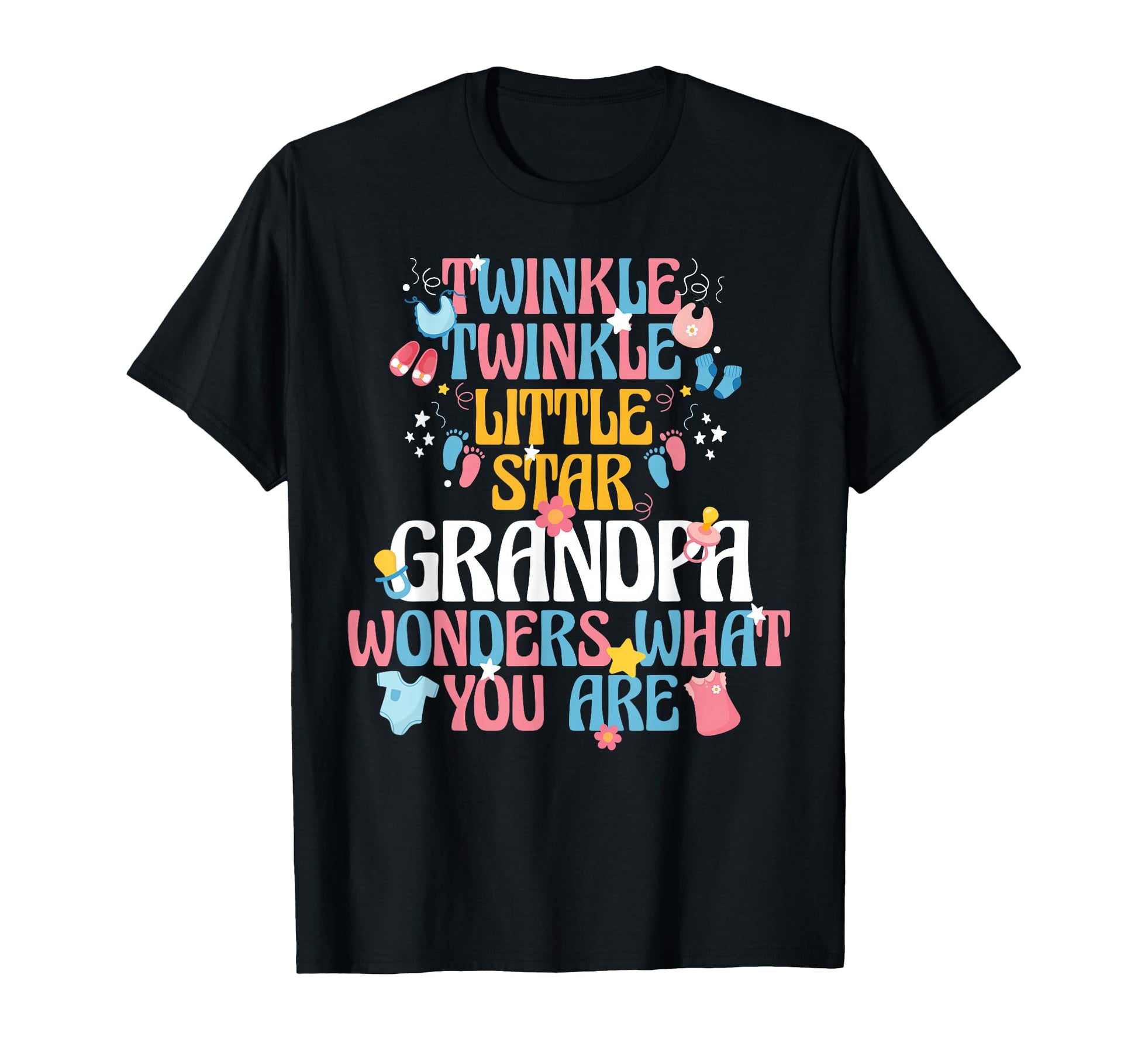 Twinkle Twinkle Little Star Gender T-Shirt - Minimalist Print Men Women - T-Shirt, Sweatshirt, Hoodie