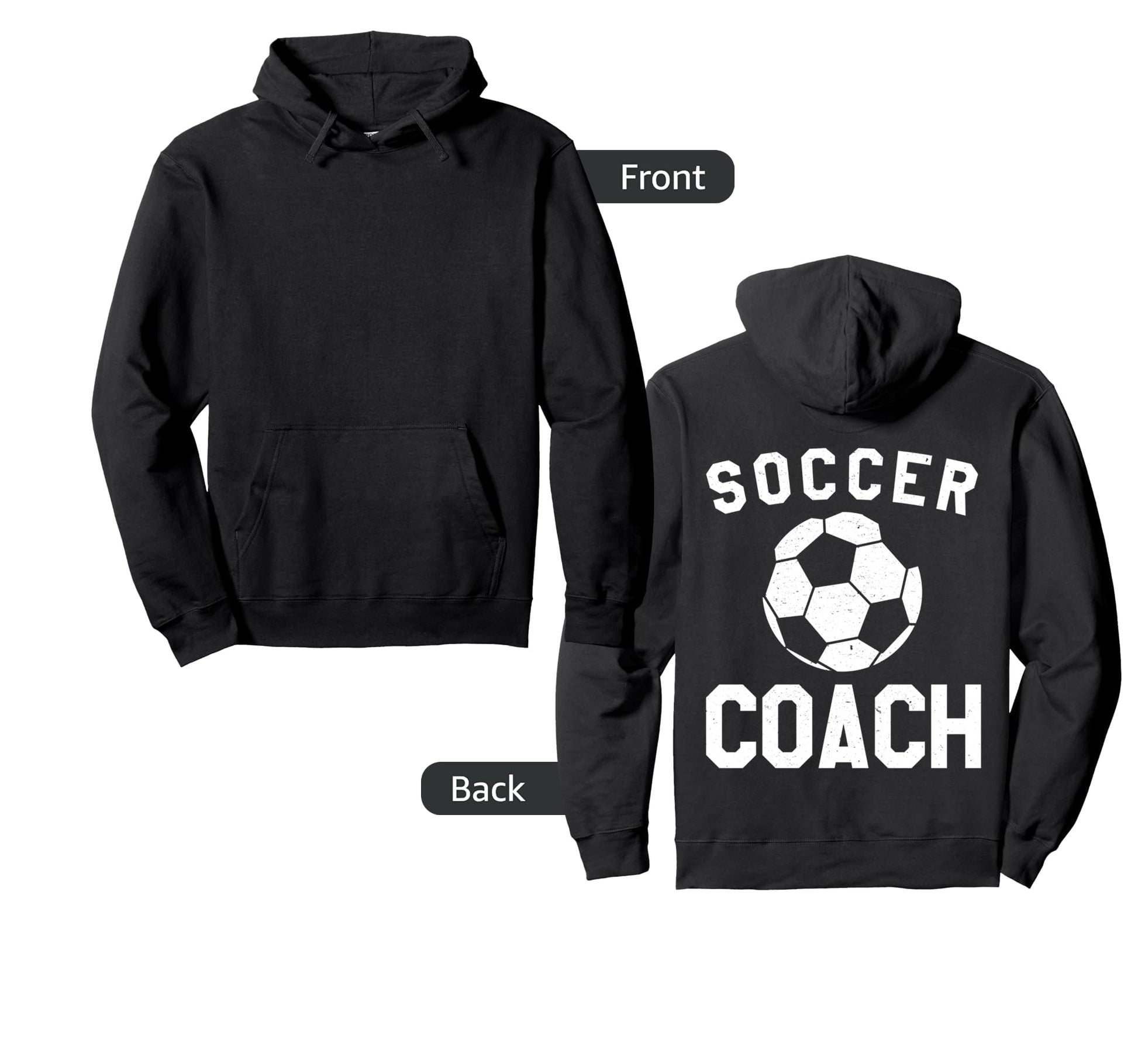 Soccer Coach Hoodie - Trendy Graphic Men Women - T-Shirt, Sweatshirt, Hoodie