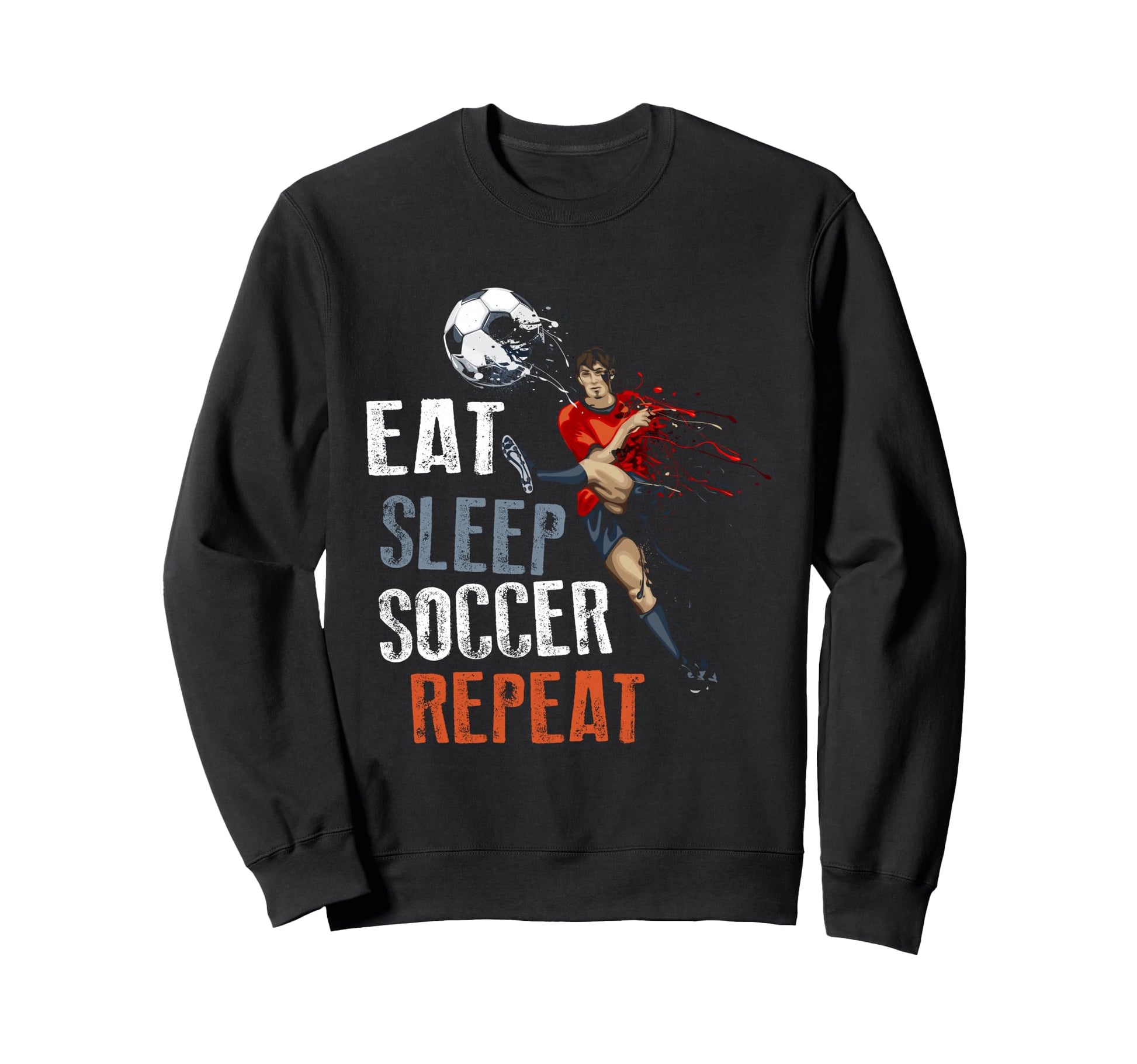 Soccer Player Legend Futbol Athlete Sweatshirt - Graphic Print Unisex - T-Shirt, Sweatshirt, Hoodie