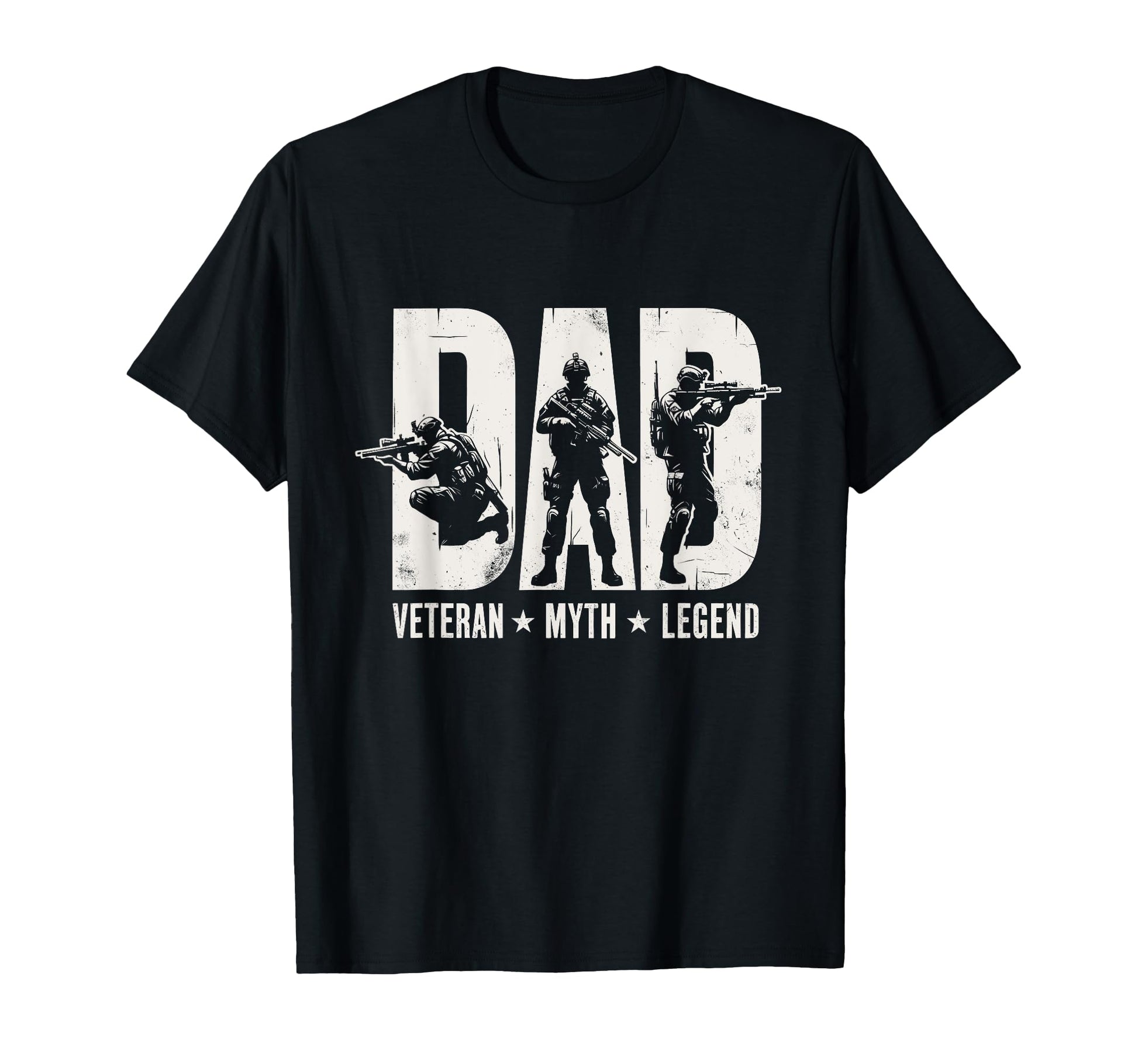 Dad Veteran Myth Legend Dad Military T-Shirt - Aesthetic Graphic Men Women - T-Shirt, Sweatshirt, Hoodie