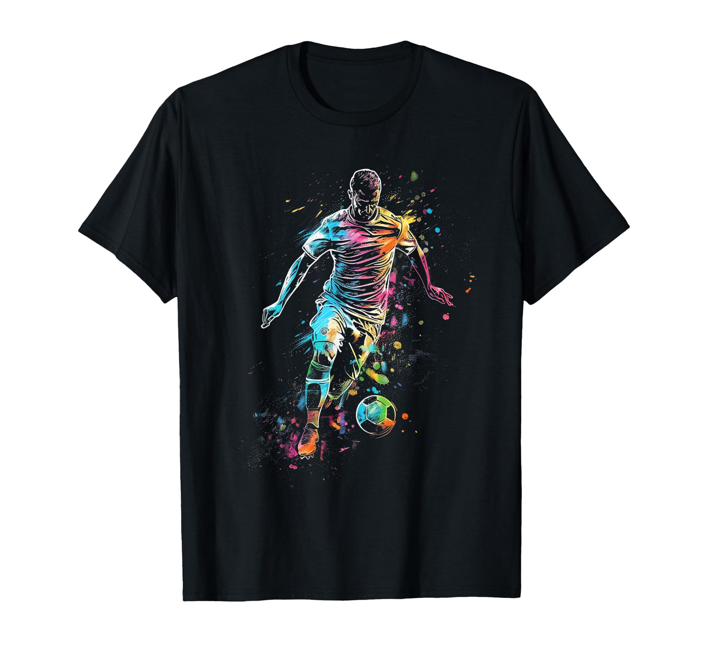 Soccer Player T-Shirt - Custom Art Print Unisex - T-Shirt, Sweatshirt, Hoodie
