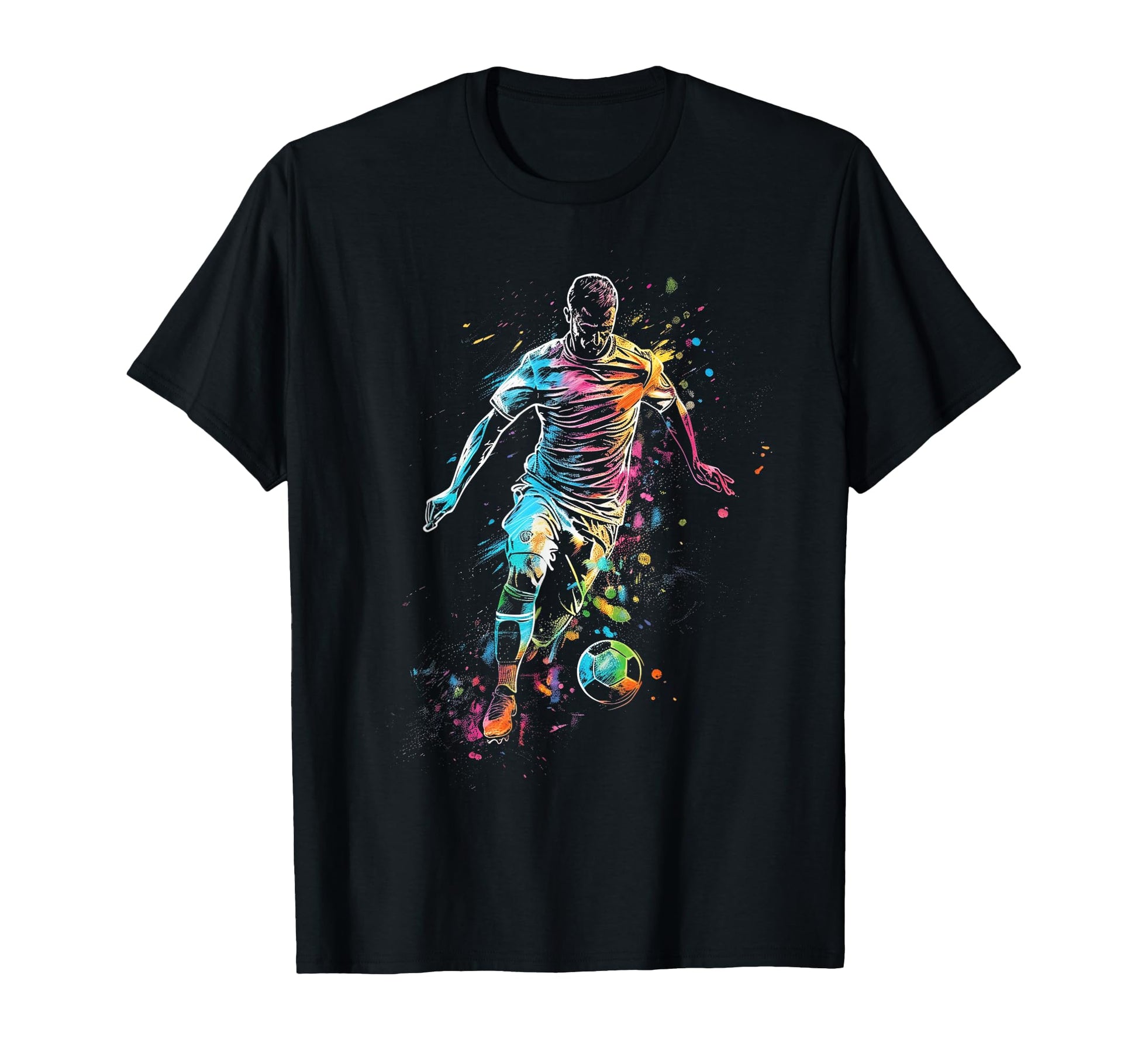 Soccer Player T-Shirt - Custom Art Print Unisex - T-Shirt, Sweatshirt, Hoodie