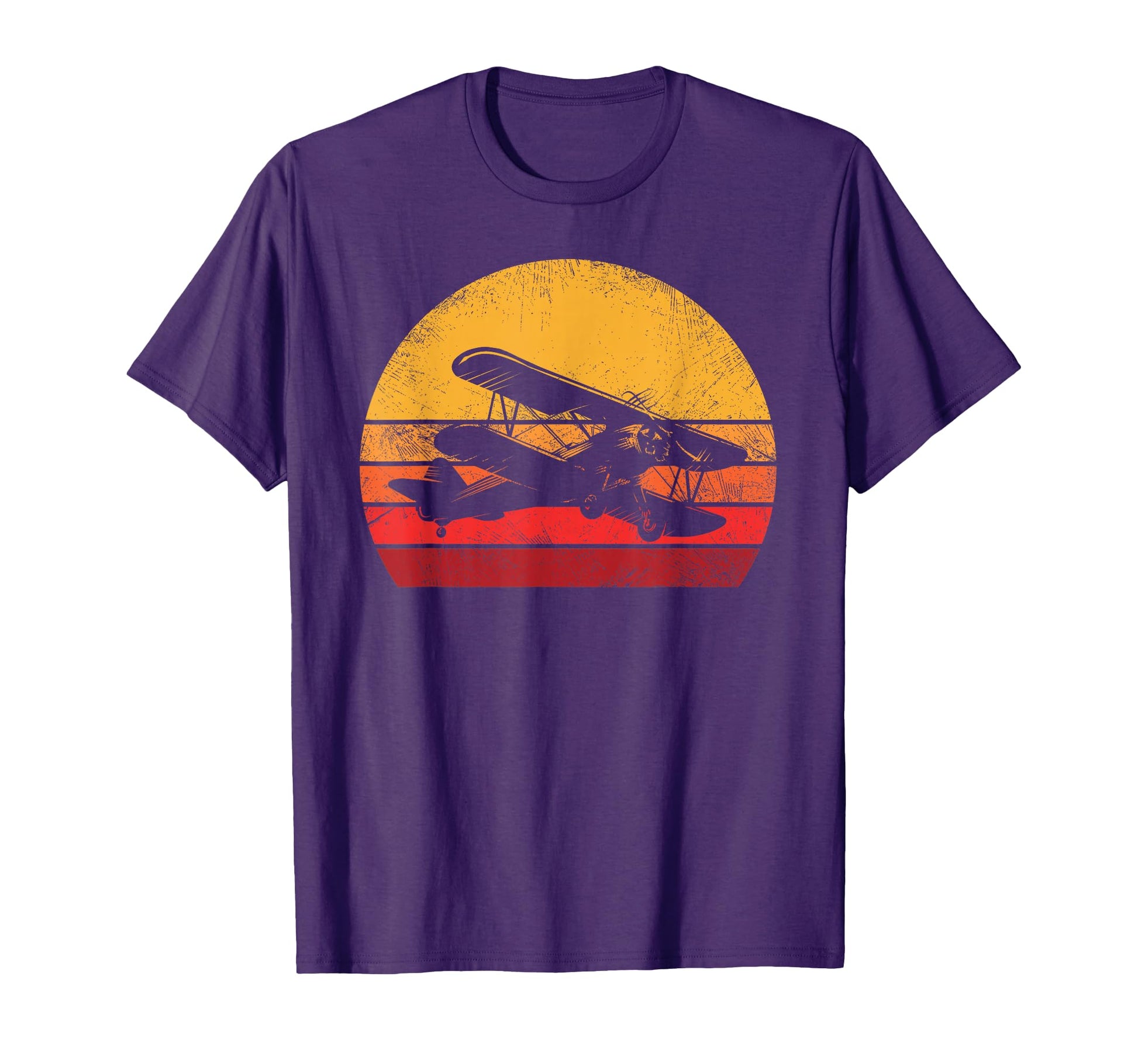 Bi Plane Aviator Funny Pilot Biplane T-Shirt - Graphic Print Unisex - T-Shirt, Sweatshirt, Hoodie
