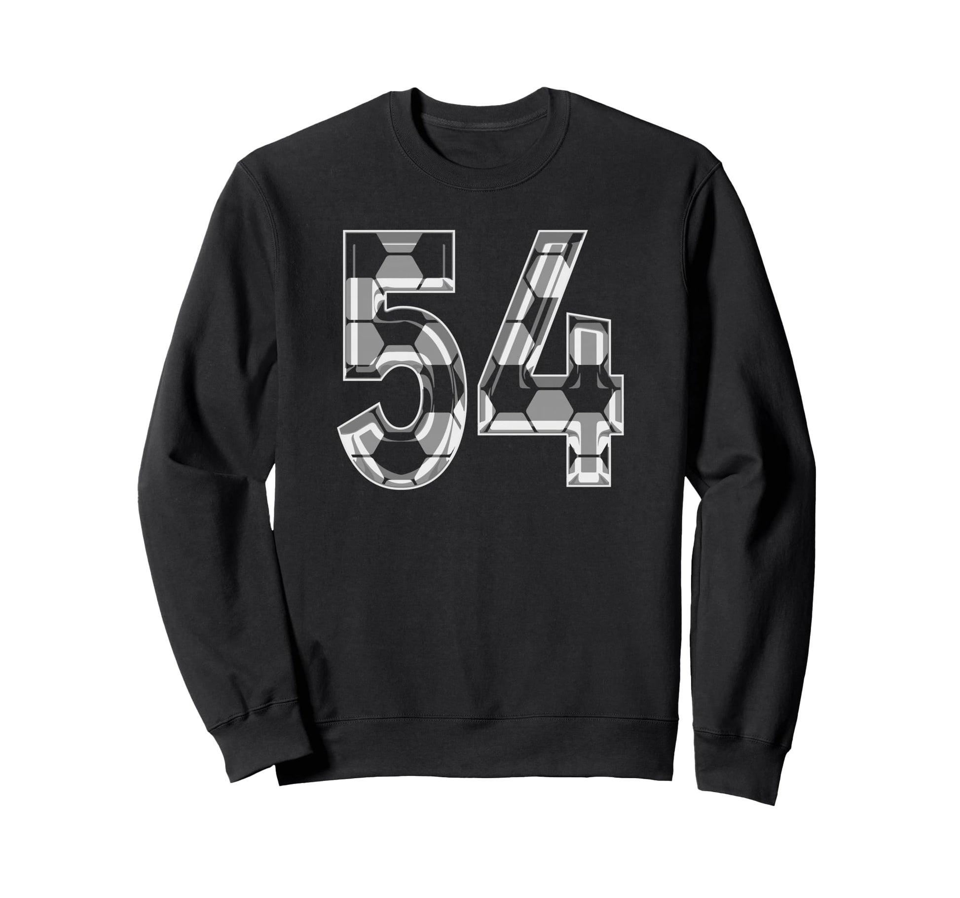 Soccer Number 54 Favorite Player Sweatshirt - Custom Art Print Men Women - T-Shirt, Sweatshirt, Hoodie
