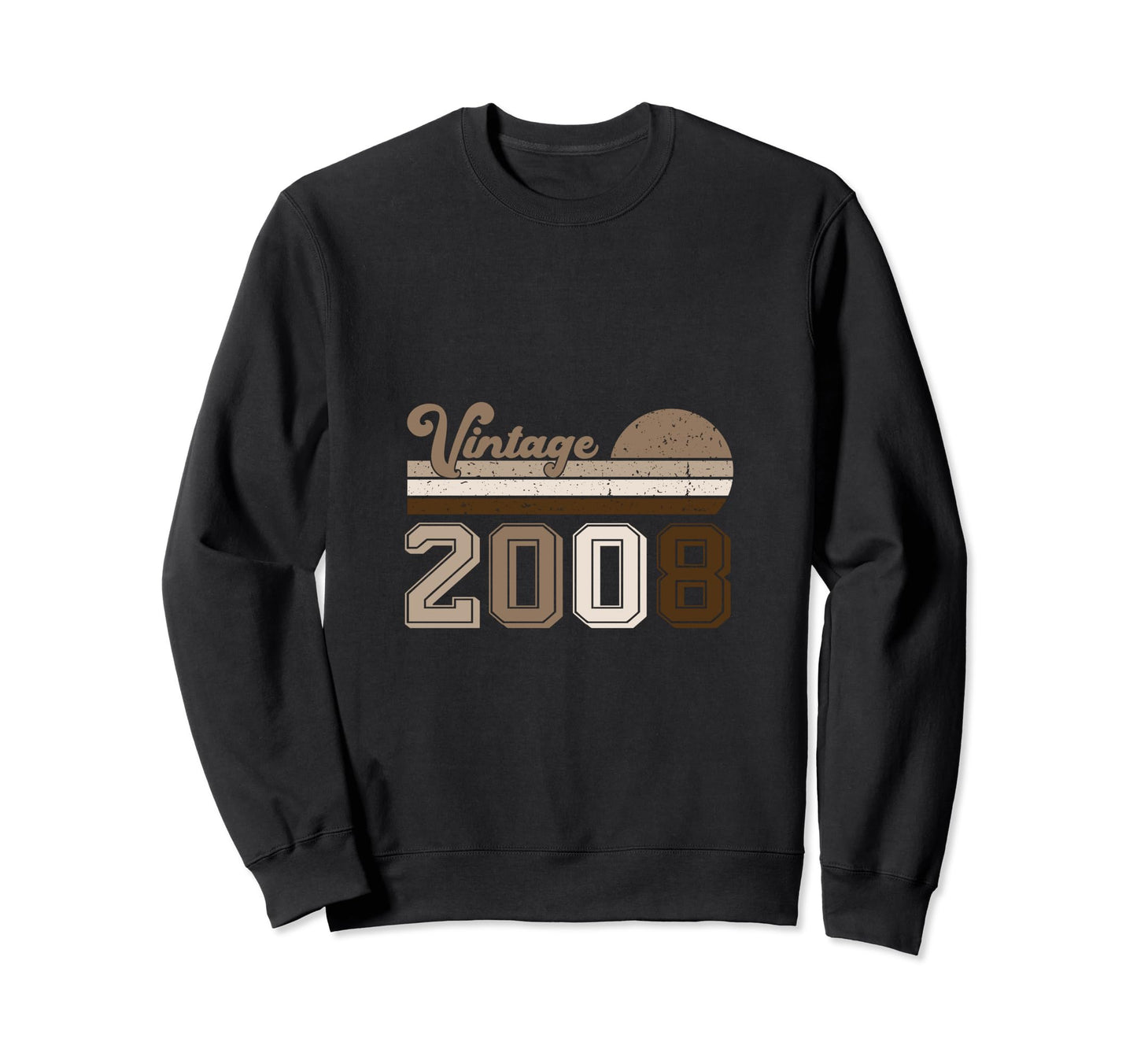 Year 2008 Gift Birthday Mom Dad Sweatshirt - Custom Art Print Unisex - T-Shirt, Sweatshirt, Hoodie
