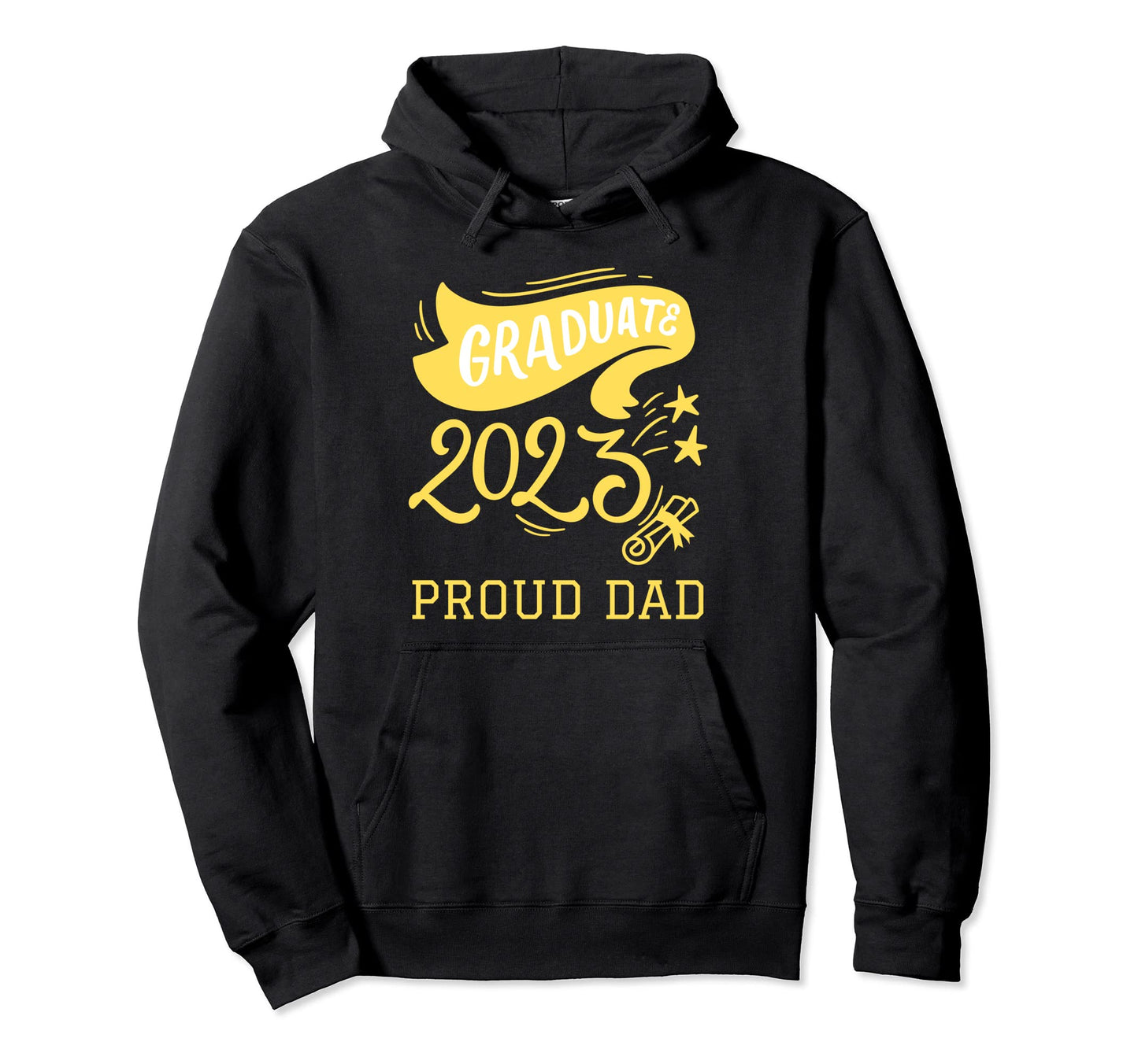 Proud Dad Graduate Class 2023 Hoodie - Minimalist Print Unisex - T-Shirt, Sweatshirt, Hoodie
