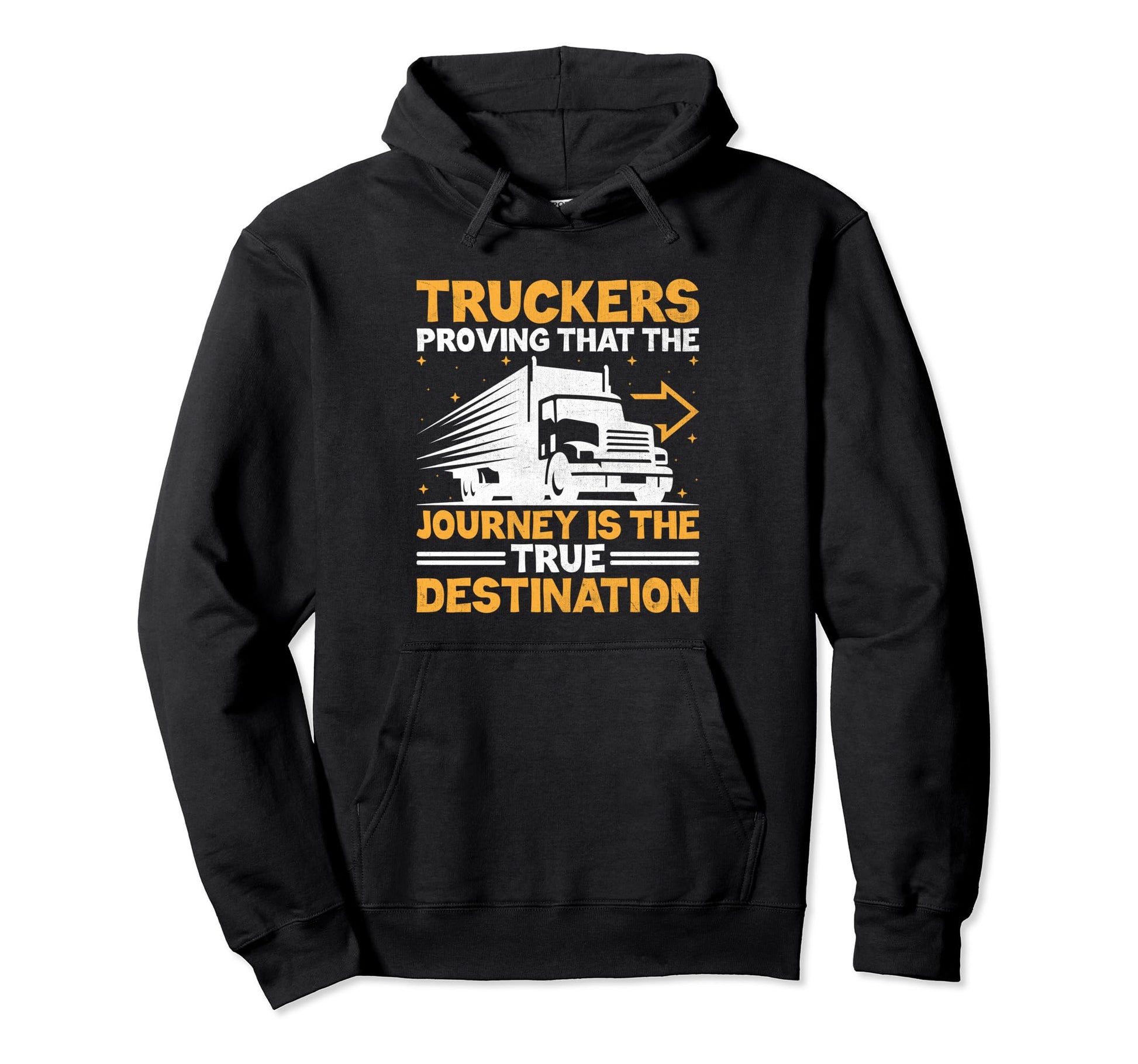 Trucker Driving Dad Trucker Father Truck Hoodie - Minimalist Print Unisex - T-Shirt, Sweatshirt, Hoodie
