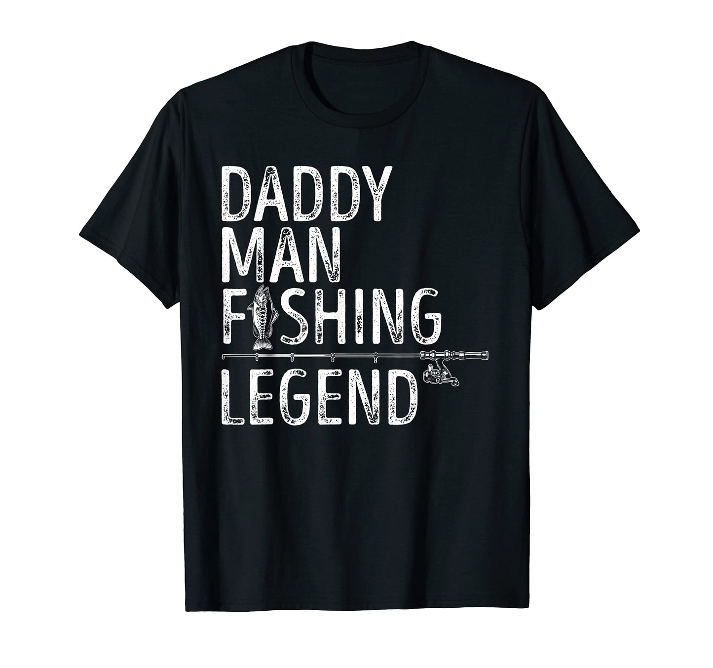 Mens Fishing Daddy Fishing Legend Proud T-Shirt - Aesthetic Graphic Unisex - T-Shirt, Sweatshirt, Hoodie