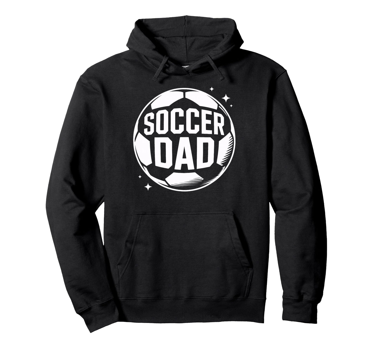 Soccer Dad Game Day Watcher Soccer Hoodie - Casual Everyday Wear Men Women - T-Shirt, Sweatshirt, Hoodie