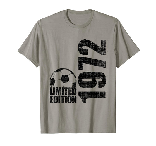 54 Years Old 1972 54Th Birthday Soccer T-Shirt - Custom Art Print Men Women - T-Shirt, Sweatshirt, Hoodie