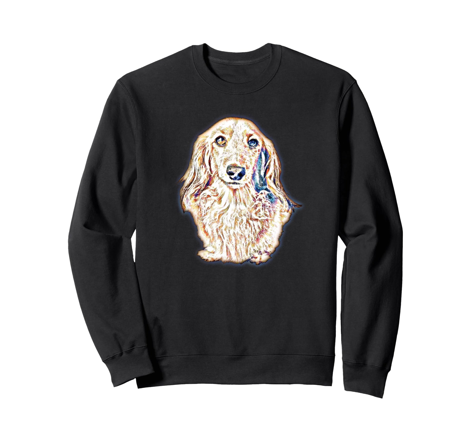 Long Hair Dachshund Gifts Sausage Sweatshirt - Aesthetic Graphic Men Women - T-Shirt, Sweatshirt, Hoodie