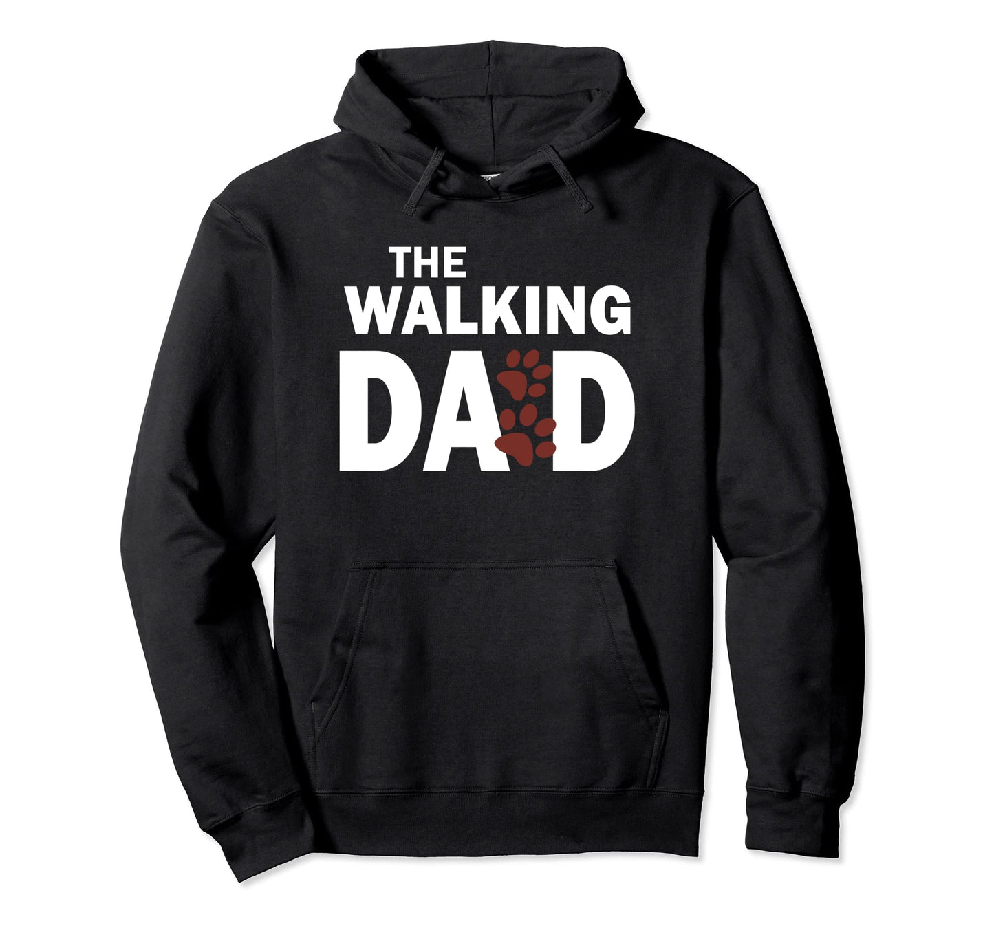 Walking Dad Dog Lovers Hoodie - Fun Novelty Design Unisex - T-Shirt, Sweatshirt, Hoodie