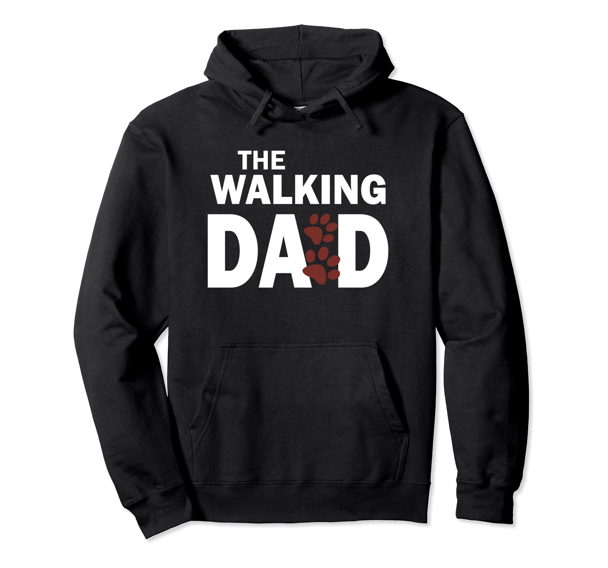 Walking Dad Dog Lovers Hoodie - Fun Novelty Design Unisex - T-Shirt, Sweatshirt, Hoodie