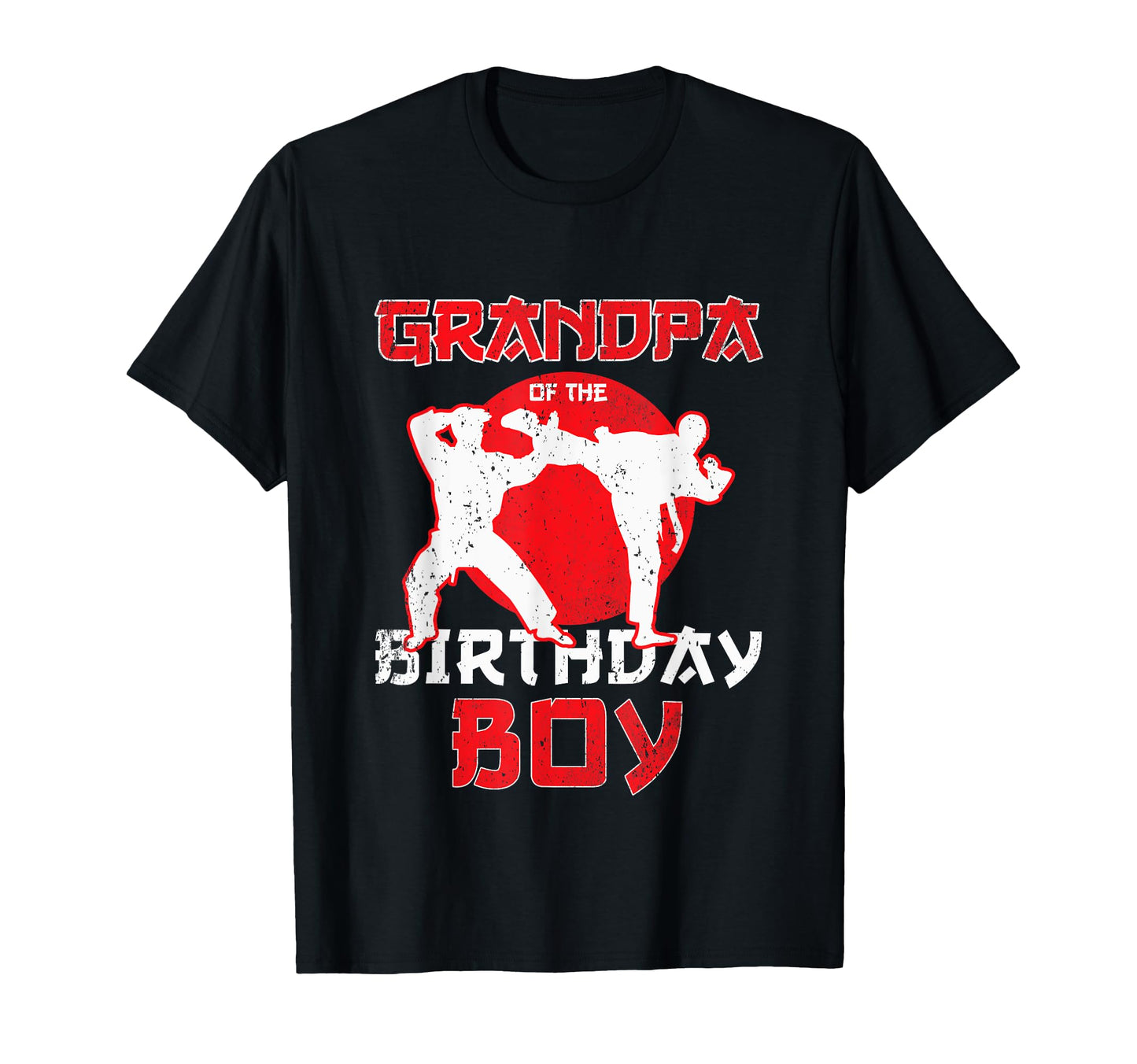 Grandpa Birthday Karate Taekwondo T-Shirt - Custom Art Print Unisex - T-Shirt, Sweatshirt, Hoodie