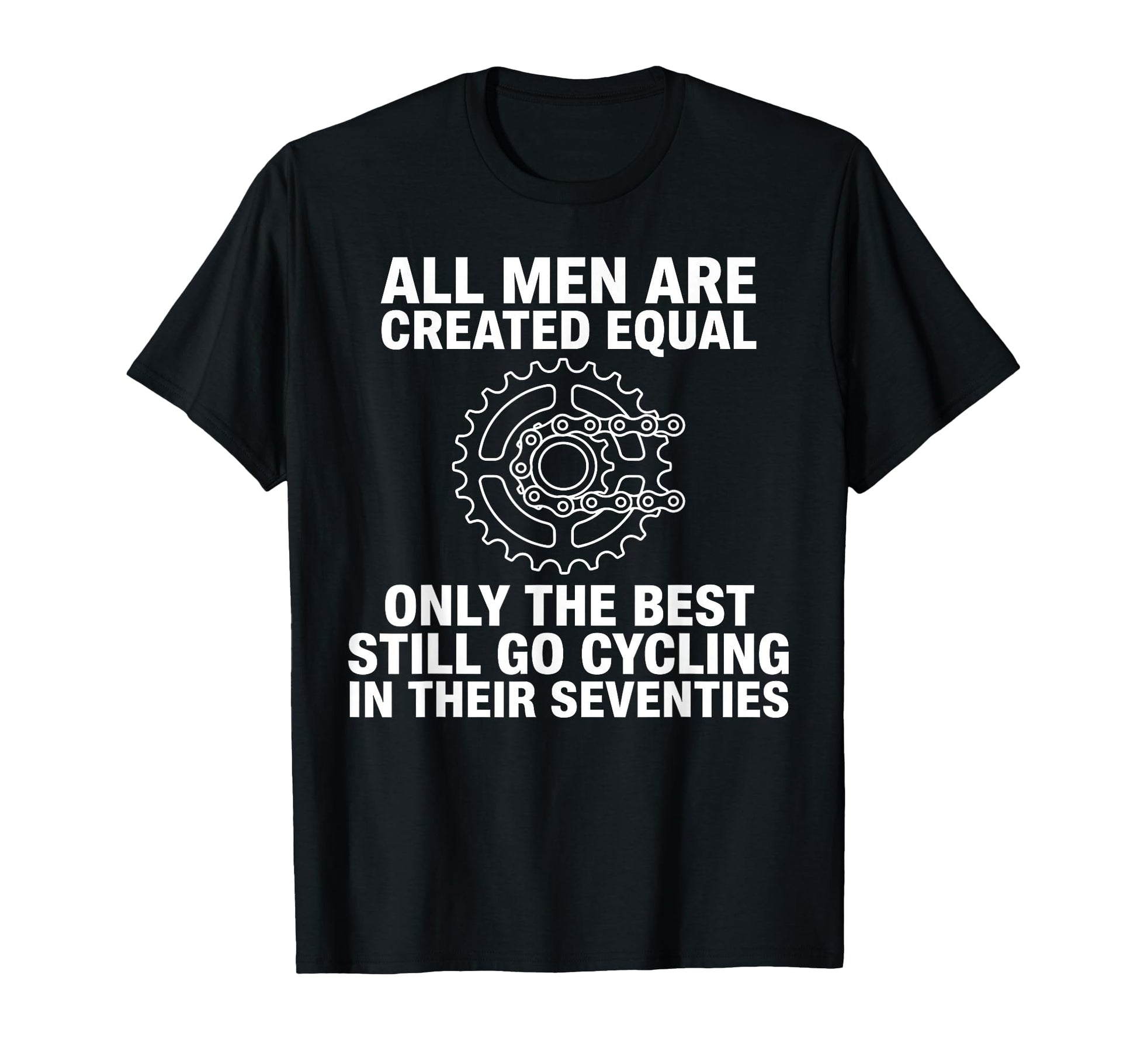Funny Cycling Dad 70Th Birthday T-Shirt - Trendy Graphic for Adults - T-Shirt, Sweatshirt, Hoodie