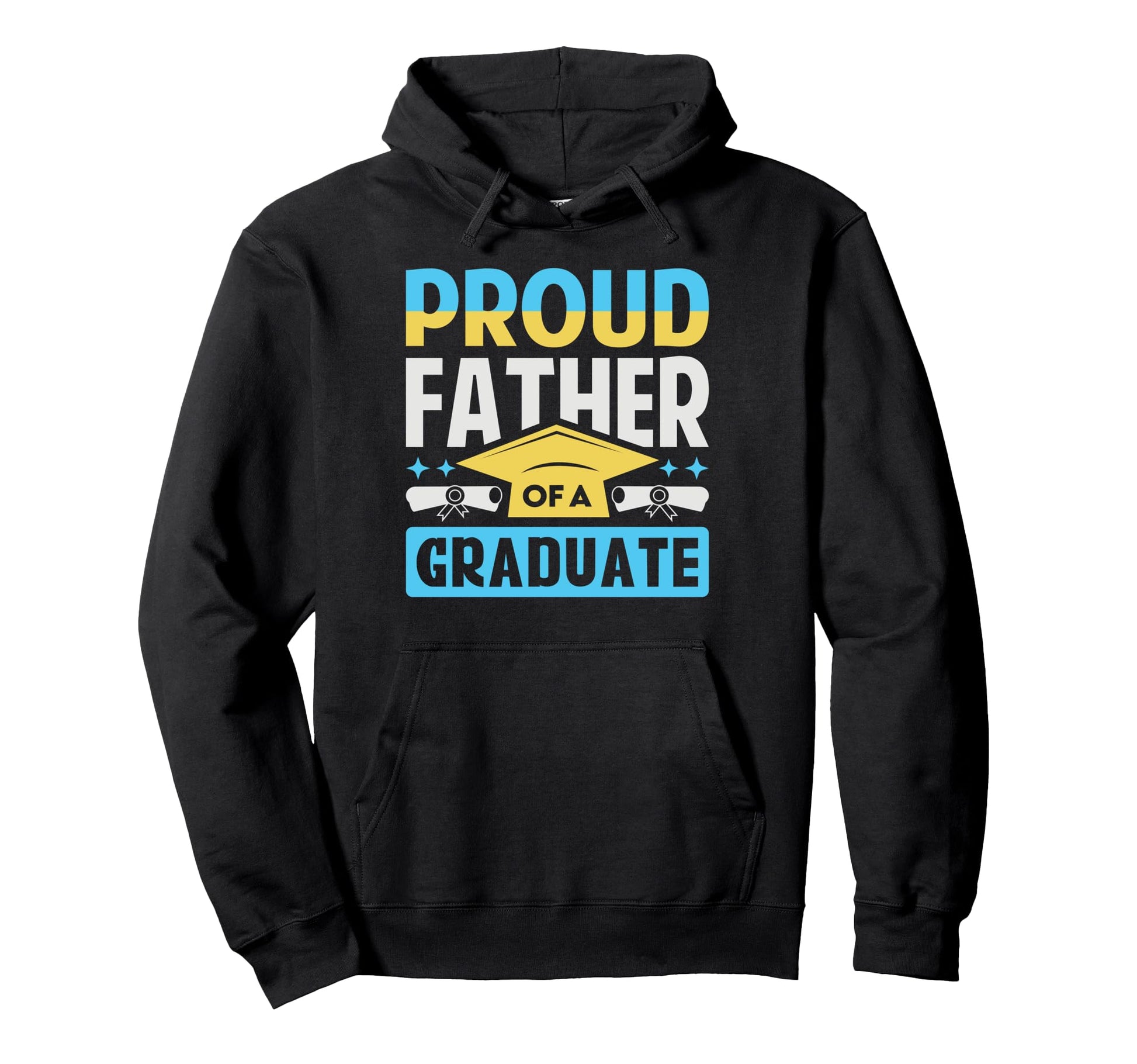 Proud Father Graduate Hoodie - Custom Art Print Men Women - T-Shirt, Sweatshirt, Hoodie