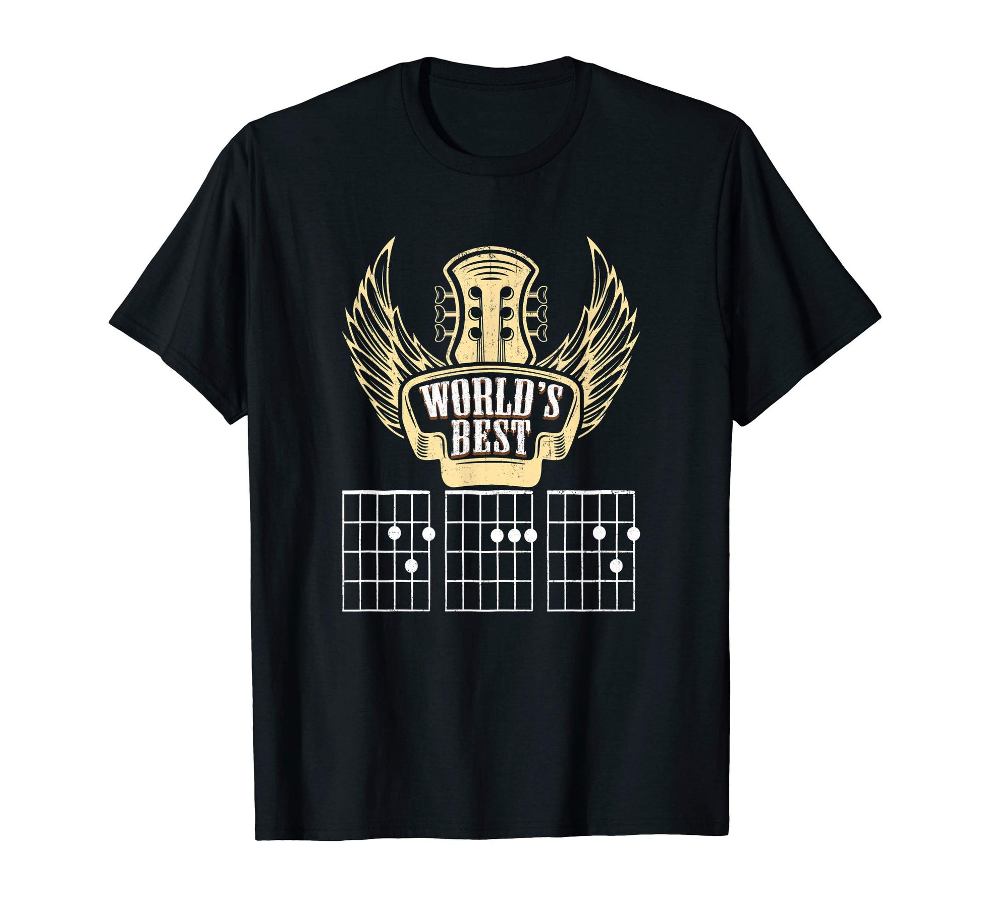 Mens Worlds Best Guitar Dad Father T-Shirt - Streetwear Style Men Women - T-Shirt, Sweatshirt, Hoodie