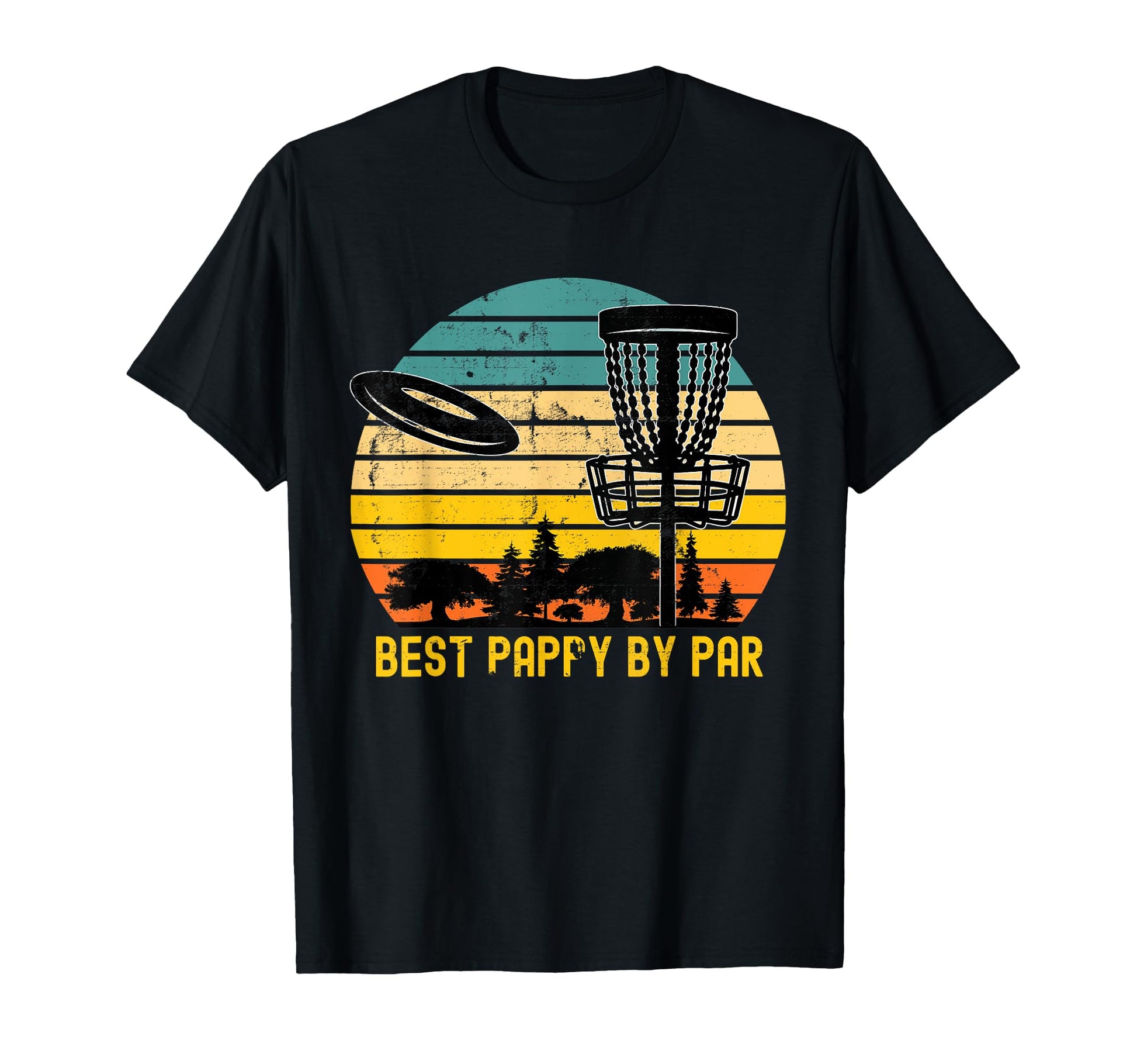 Disc Golf Dad Present Best Pappy Par T-Shirt - Graphic Print Men Women - T-Shirt, Sweatshirt, Hoodie