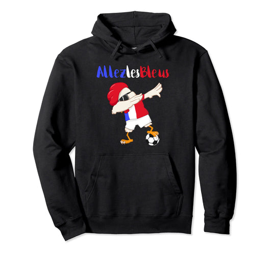 Allez La France Soccer Football Hoodie - Unique Graphic for Adults - T-Shirt, Sweatshirt, Hoodie