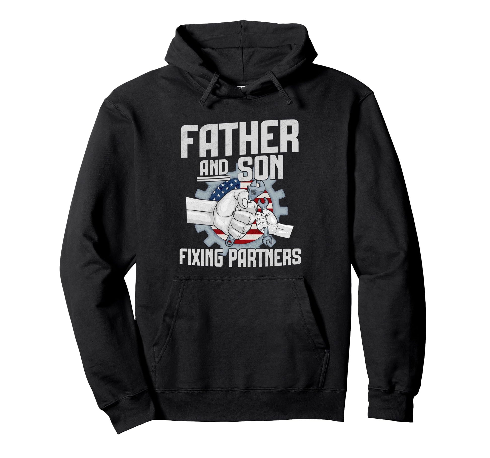 Father And Son Fixing Partners Fathers Hoodie - Streetwear Style Unisex - T-Shirt, Sweatshirt, Hoodie